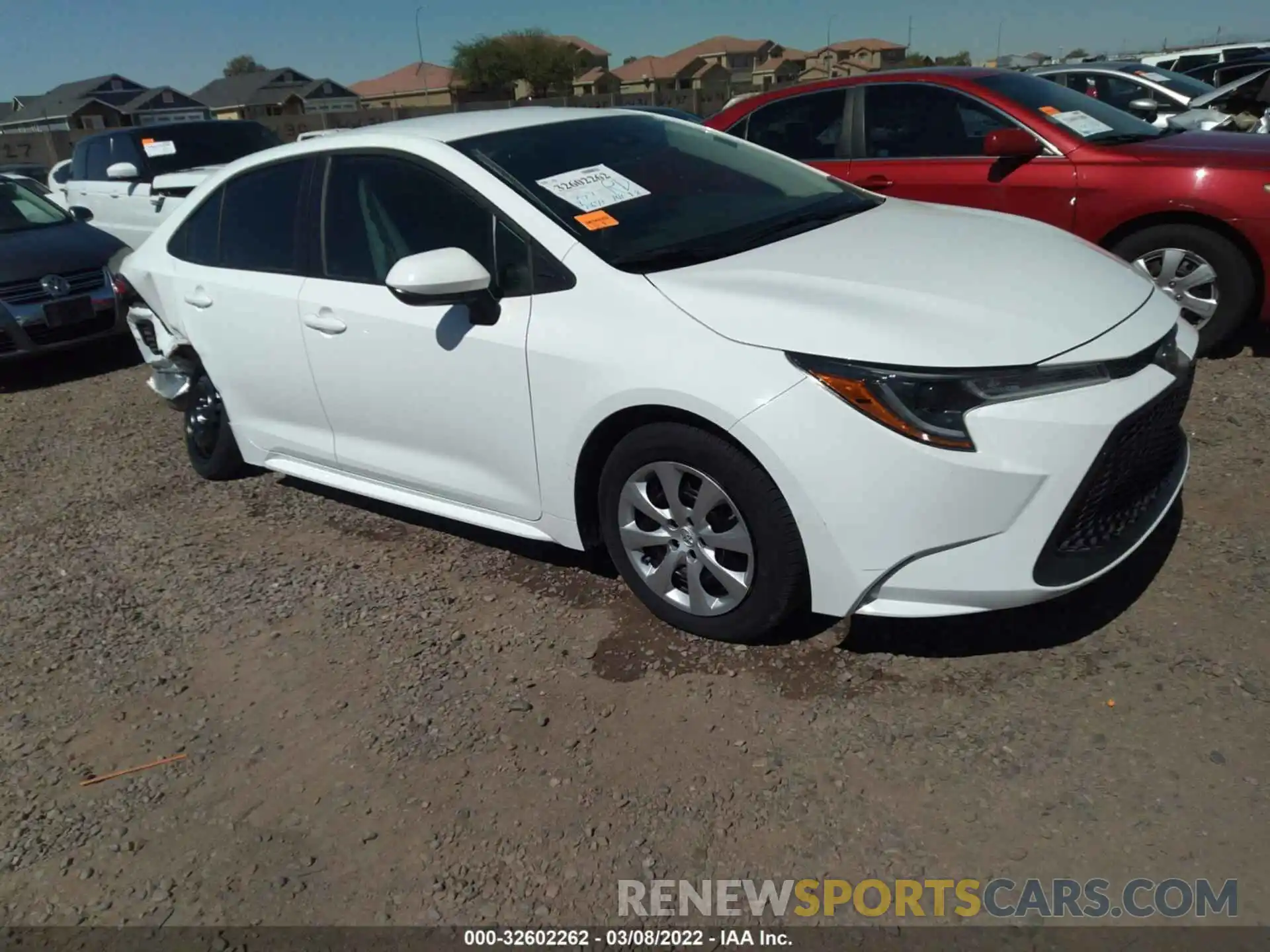 1 Photograph of a damaged car 5YFEPRAE3LP071090 TOYOTA COROLLA 2020