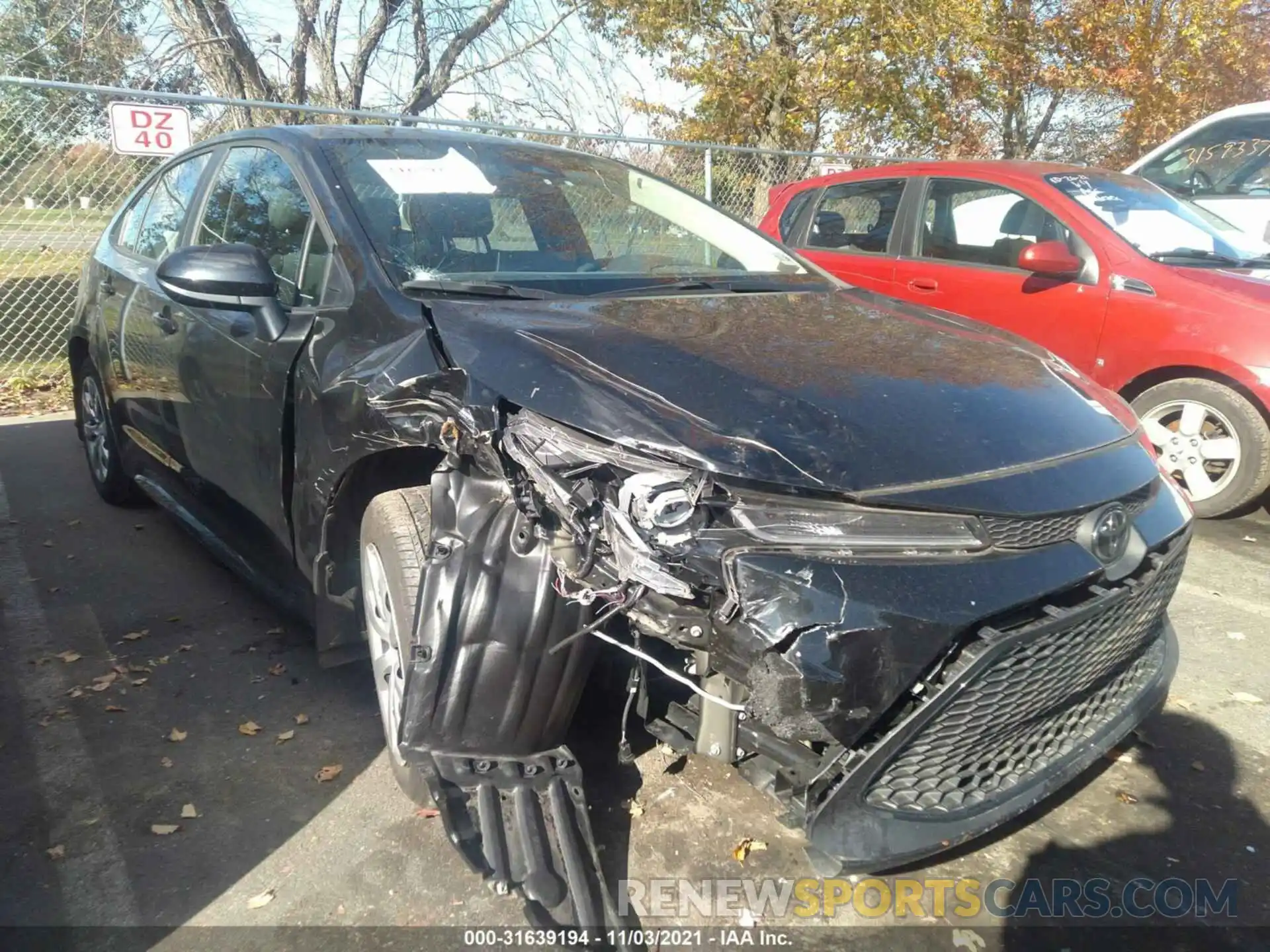 1 Photograph of a damaged car 5YFEPRAE3LP071686 TOYOTA COROLLA 2020