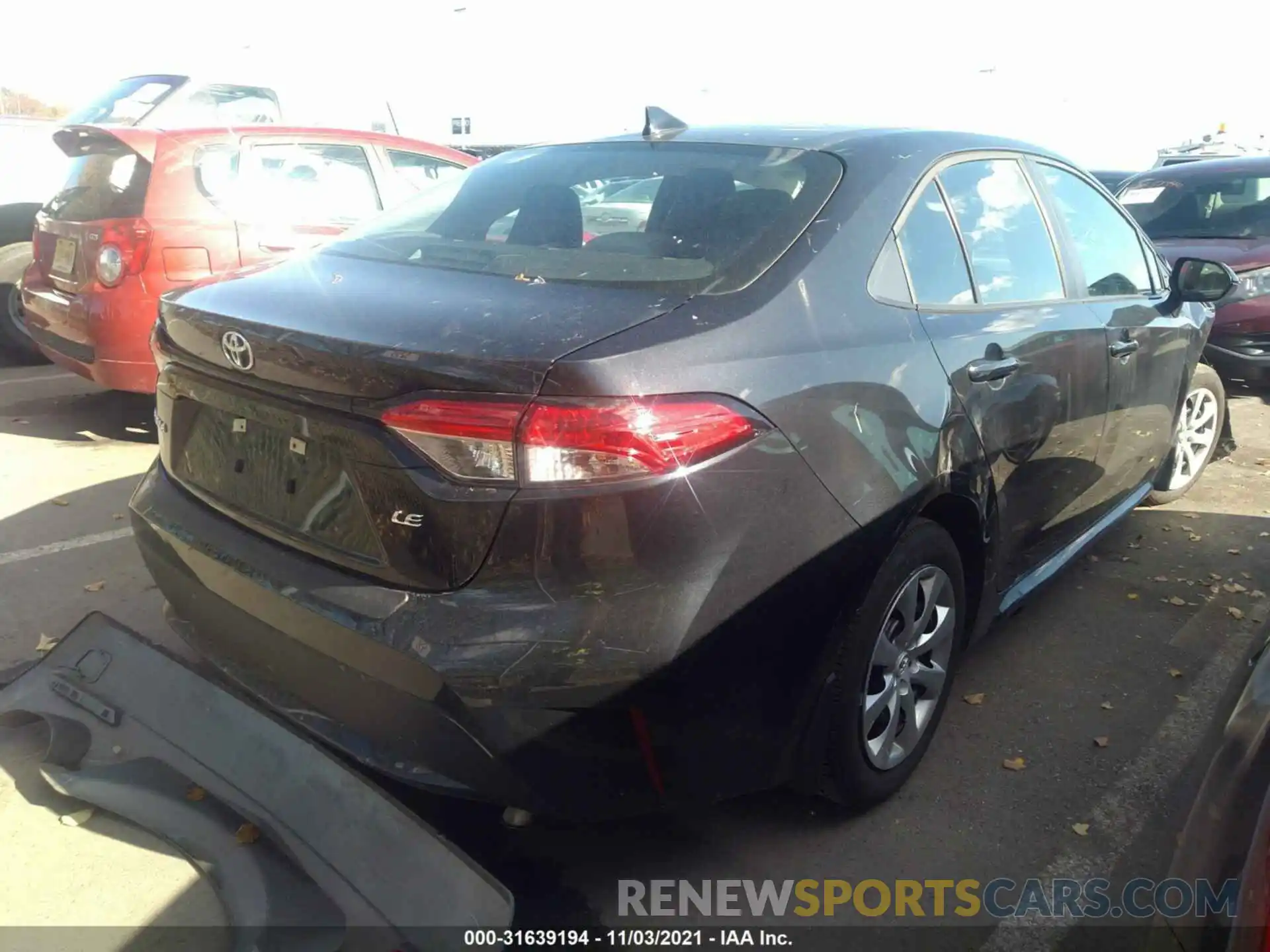 4 Photograph of a damaged car 5YFEPRAE3LP071686 TOYOTA COROLLA 2020