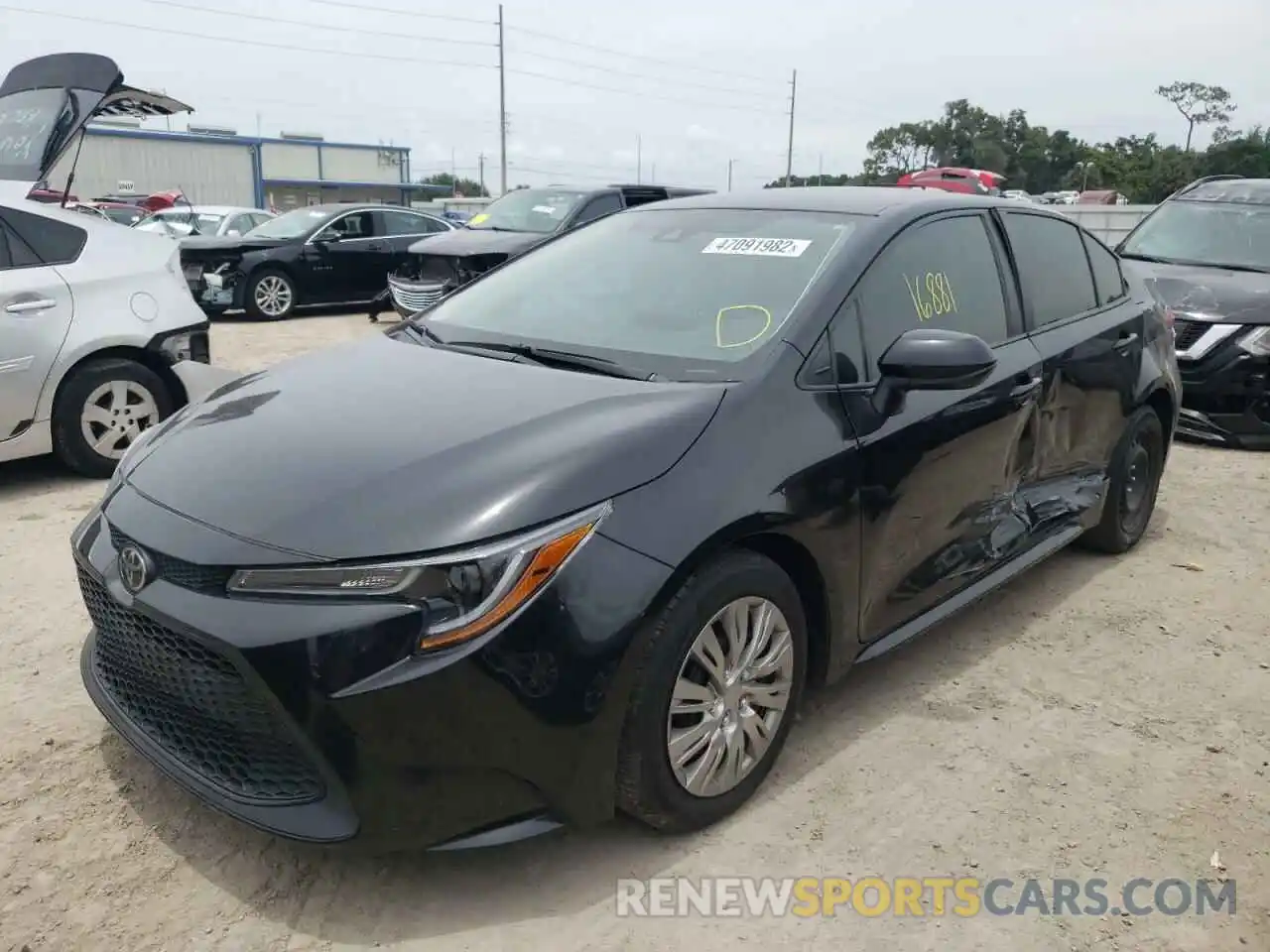 2 Photograph of a damaged car 5YFEPRAE3LP071851 TOYOTA COROLLA 2020