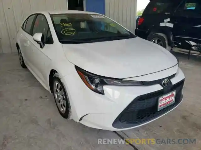 1 Photograph of a damaged car 5YFEPRAE3LP071929 TOYOTA COROLLA 2020