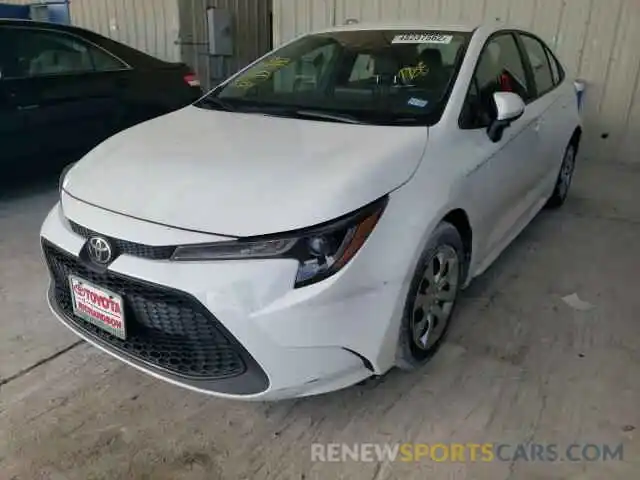 2 Photograph of a damaged car 5YFEPRAE3LP071929 TOYOTA COROLLA 2020