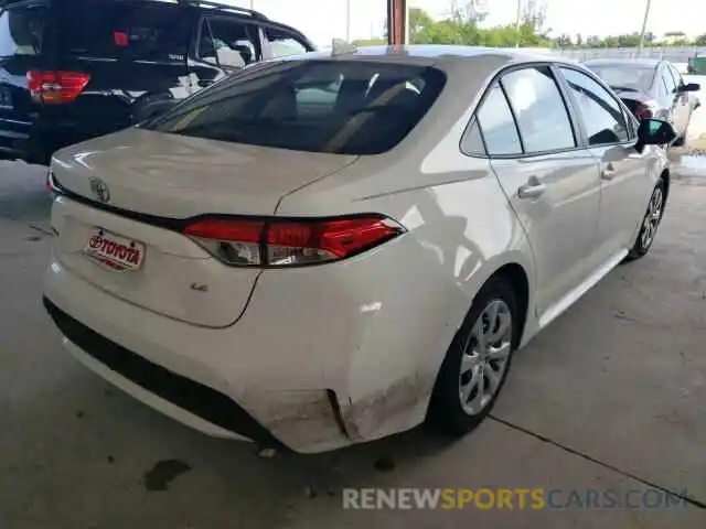 4 Photograph of a damaged car 5YFEPRAE3LP071929 TOYOTA COROLLA 2020