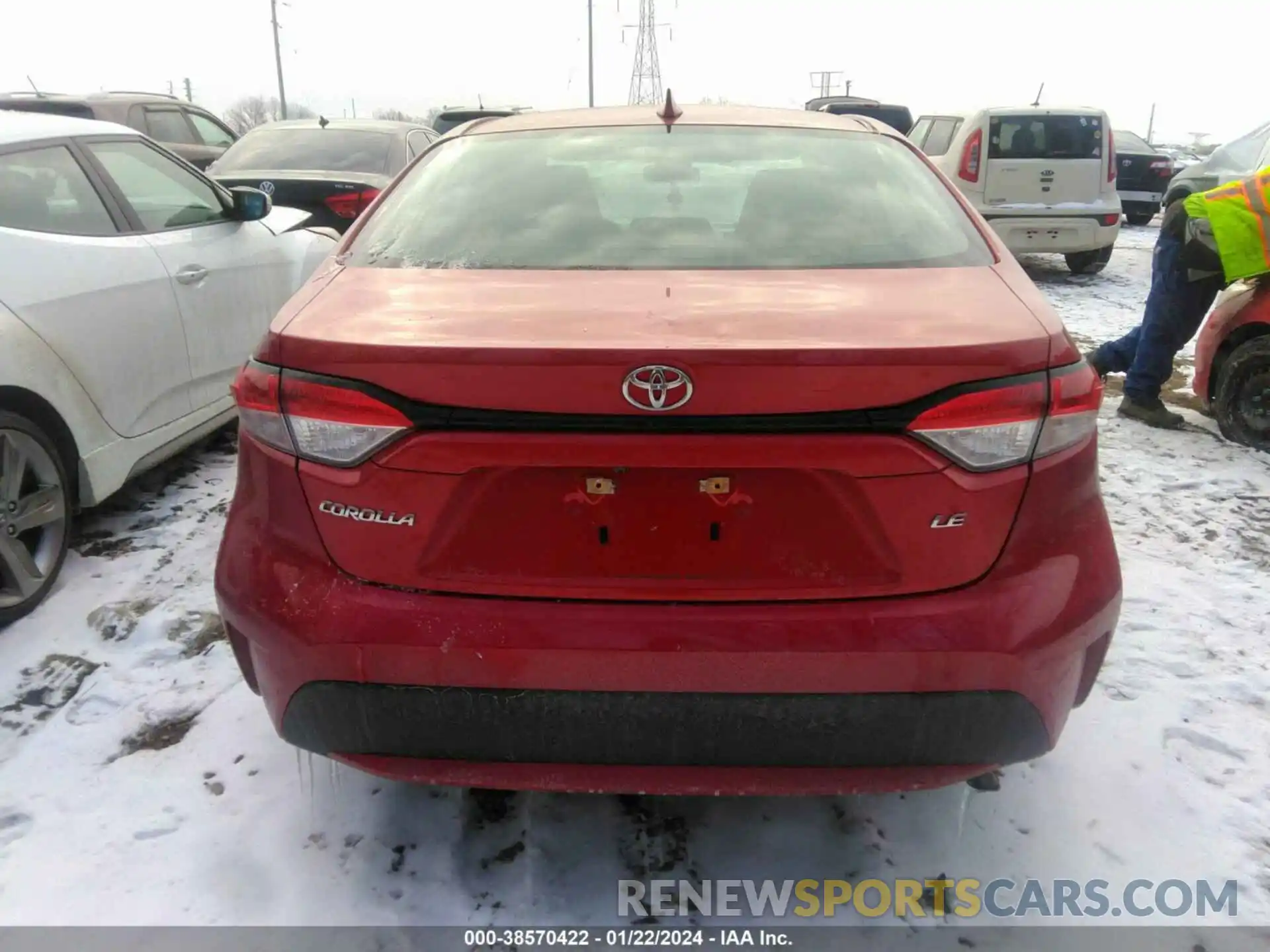 16 Photograph of a damaged car 5YFEPRAE3LP072045 TOYOTA COROLLA 2020