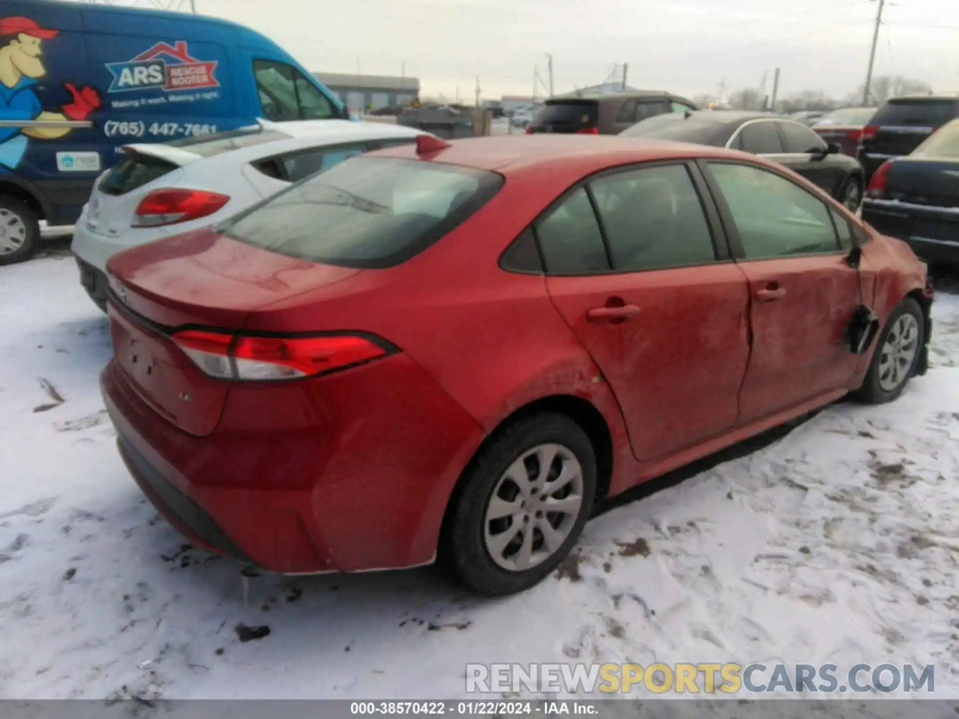 4 Photograph of a damaged car 5YFEPRAE3LP072045 TOYOTA COROLLA 2020