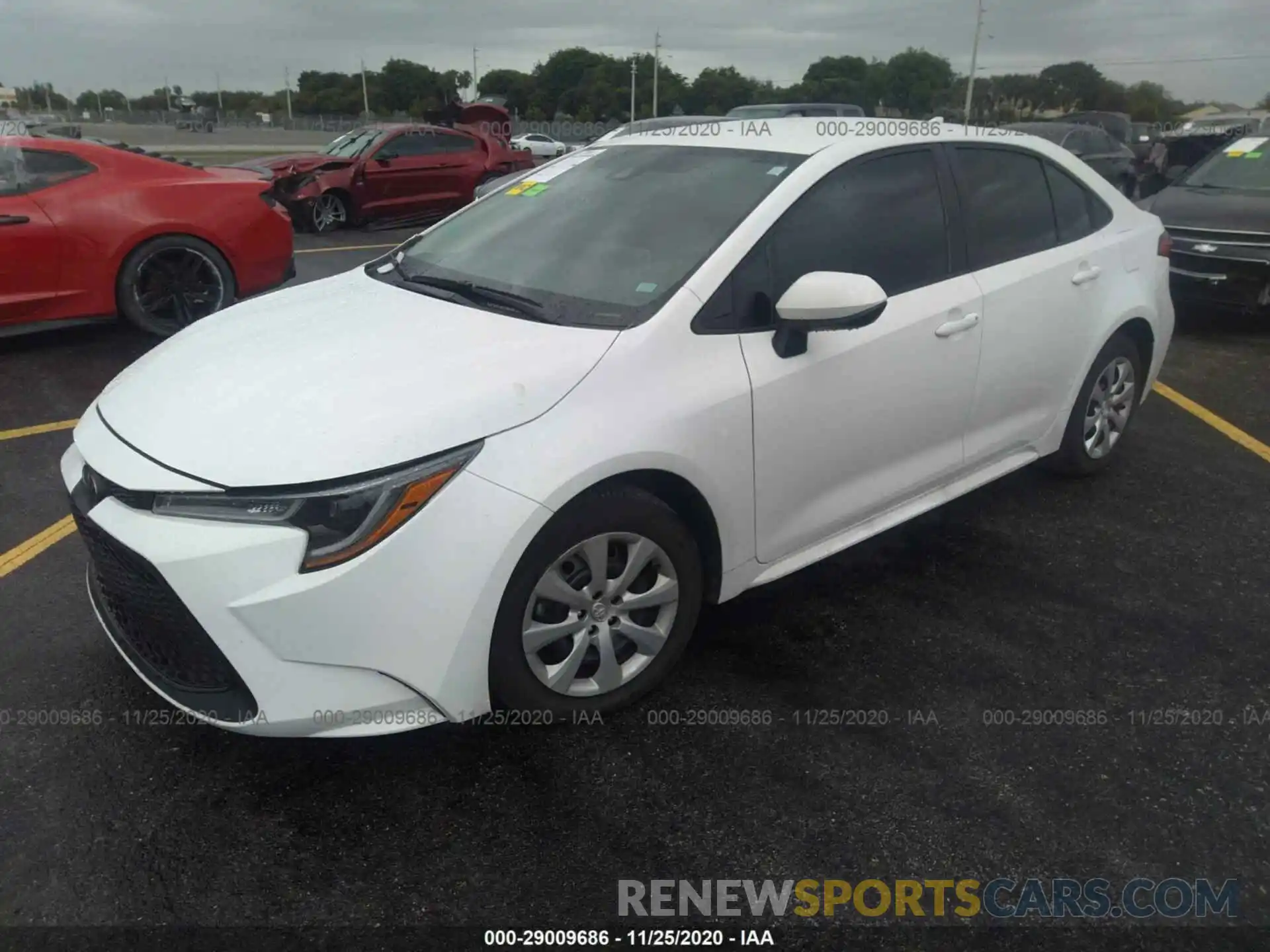 2 Photograph of a damaged car 5YFEPRAE3LP072241 TOYOTA COROLLA 2020