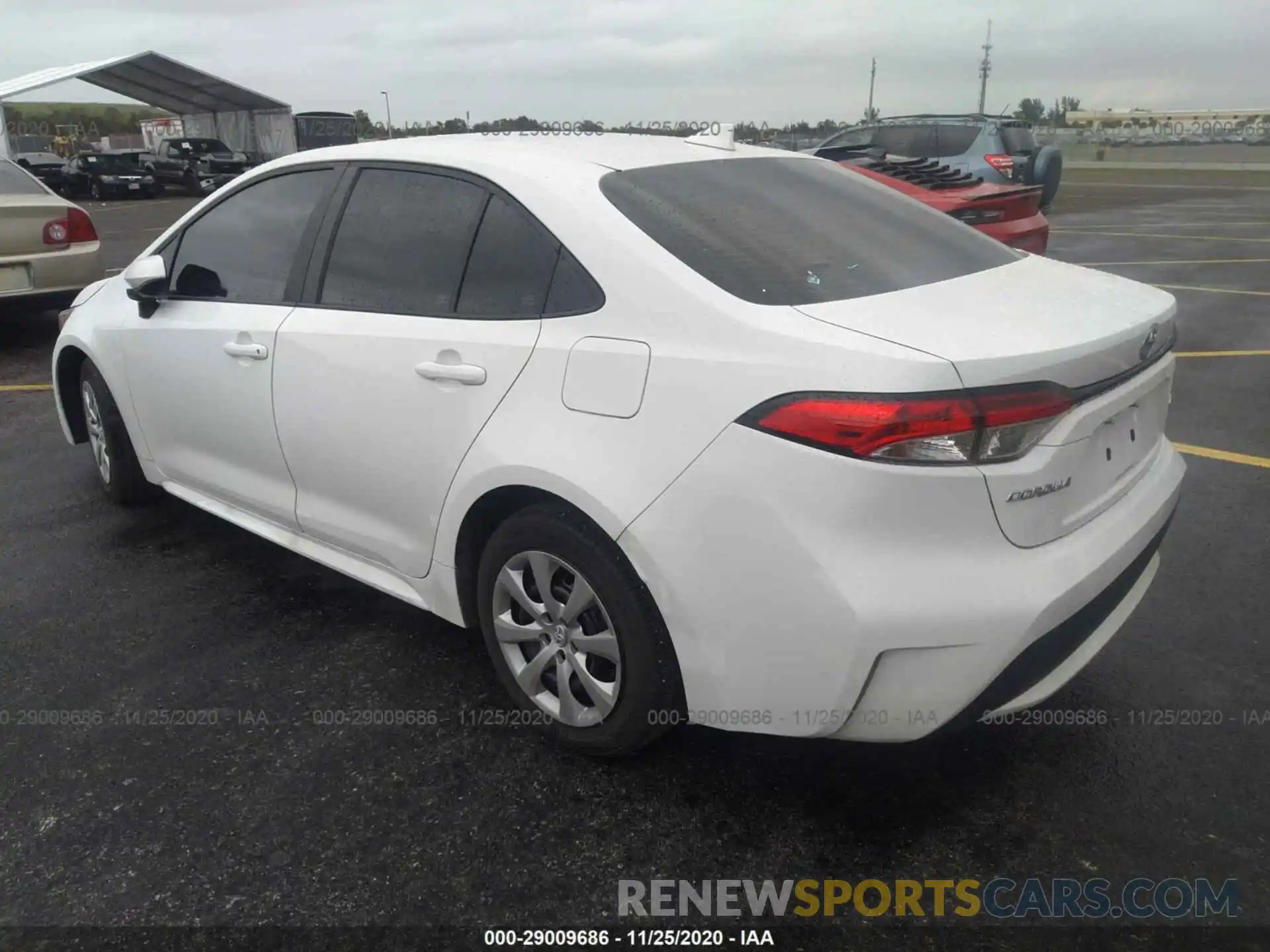 3 Photograph of a damaged car 5YFEPRAE3LP072241 TOYOTA COROLLA 2020