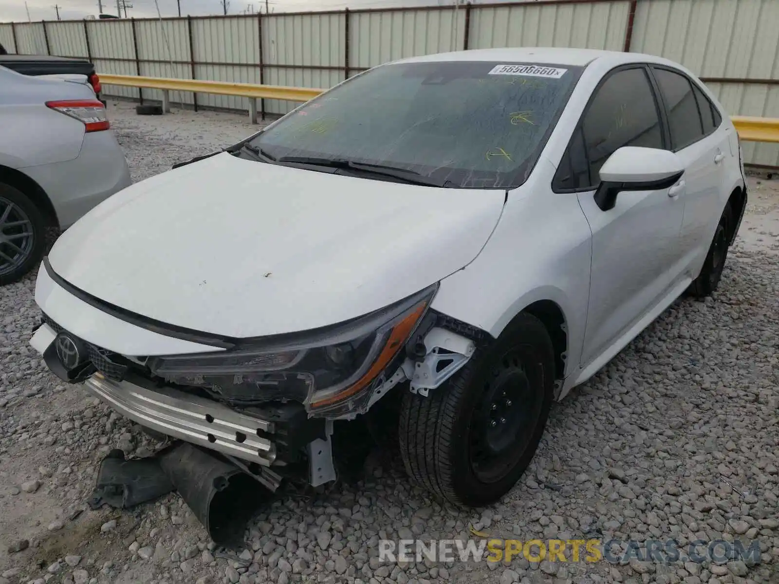 2 Photograph of a damaged car 5YFEPRAE3LP072983 TOYOTA COROLLA 2020