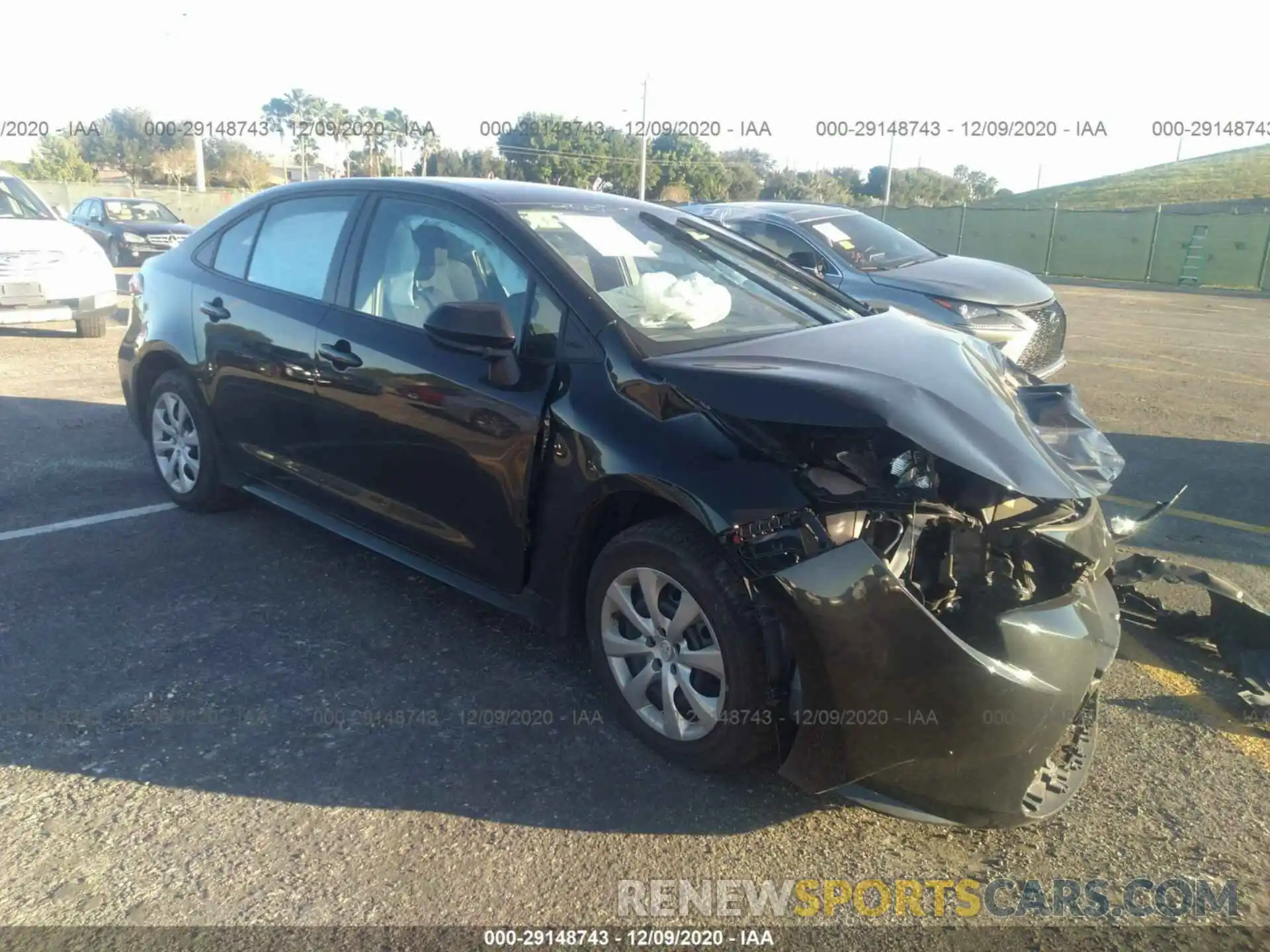 1 Photograph of a damaged car 5YFEPRAE3LP073034 TOYOTA COROLLA 2020