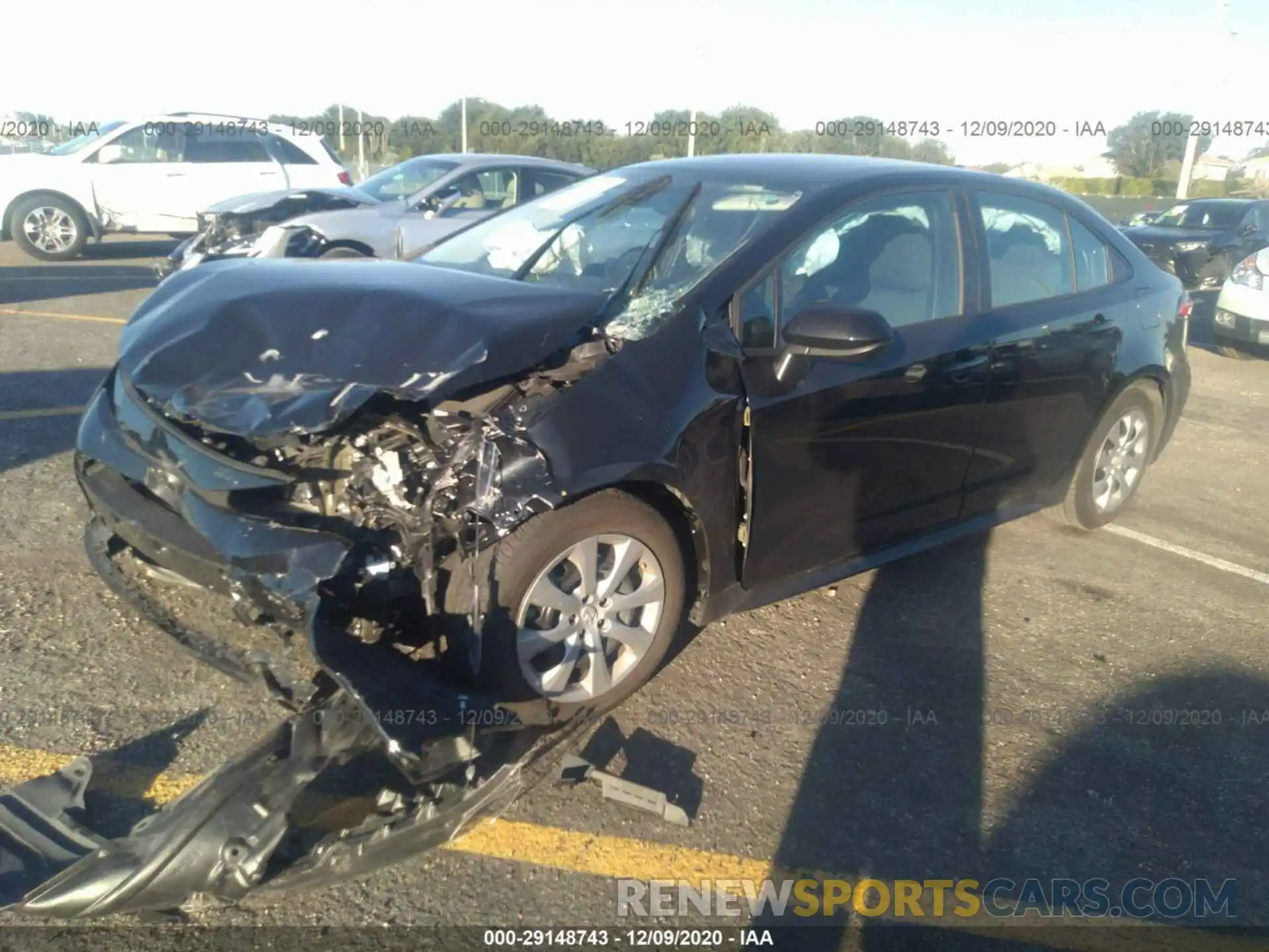 2 Photograph of a damaged car 5YFEPRAE3LP073034 TOYOTA COROLLA 2020