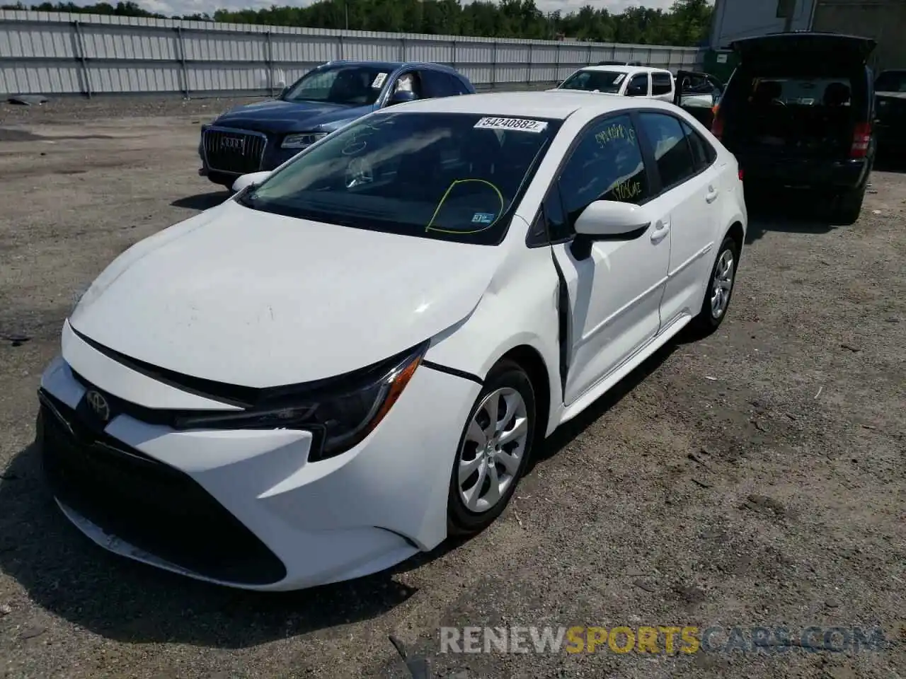 2 Photograph of a damaged car 5YFEPRAE3LP073132 TOYOTA COROLLA 2020