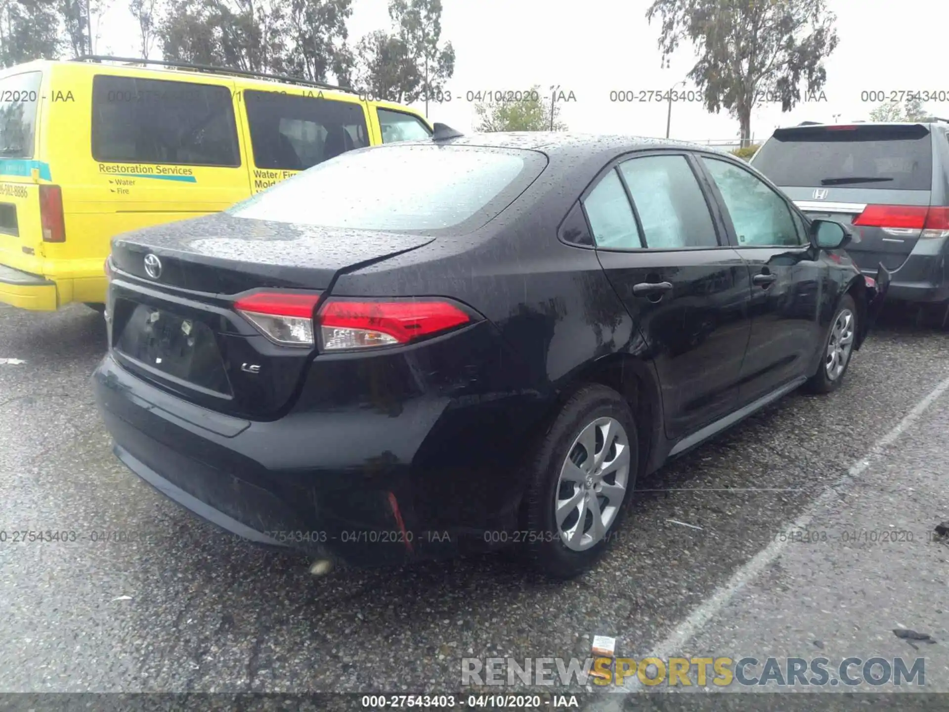 4 Photograph of a damaged car 5YFEPRAE3LP073258 TOYOTA COROLLA 2020