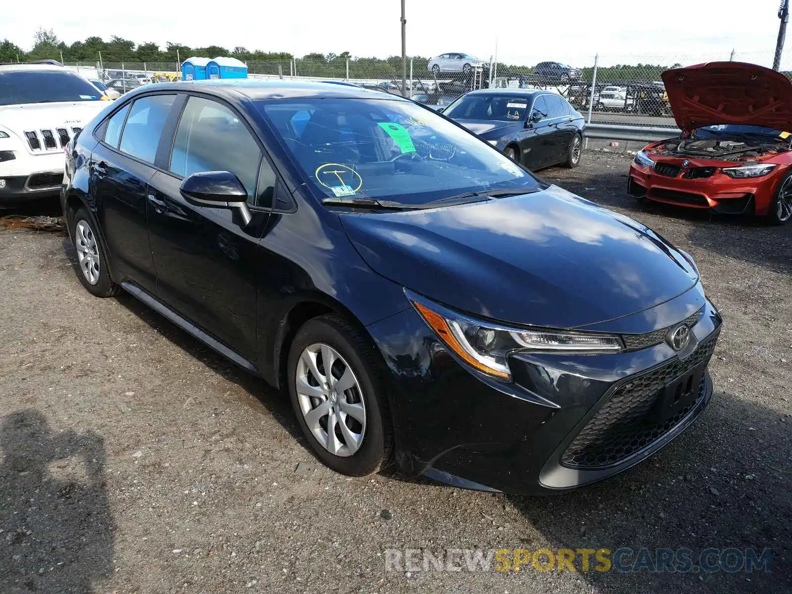 1 Photograph of a damaged car 5YFEPRAE3LP073776 TOYOTA COROLLA 2020