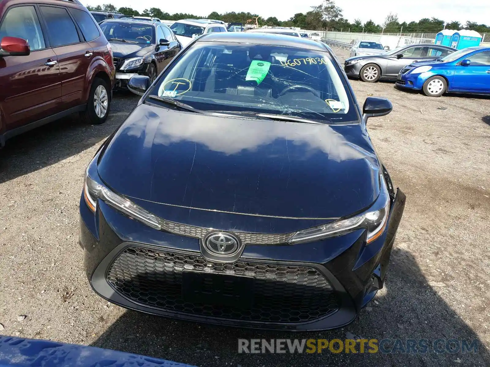 9 Photograph of a damaged car 5YFEPRAE3LP073776 TOYOTA COROLLA 2020