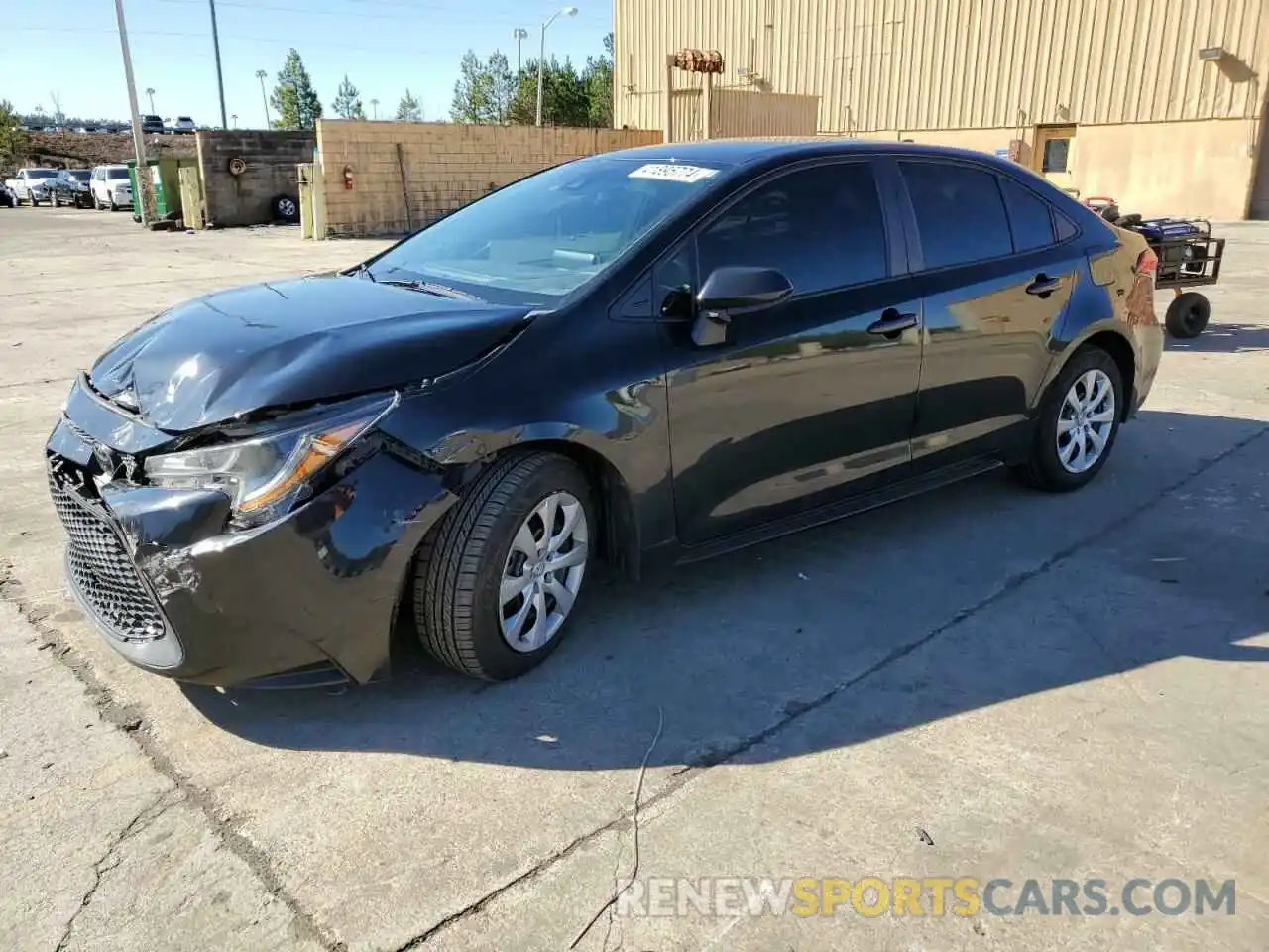 1 Photograph of a damaged car 5YFEPRAE3LP074121 TOYOTA COROLLA 2020