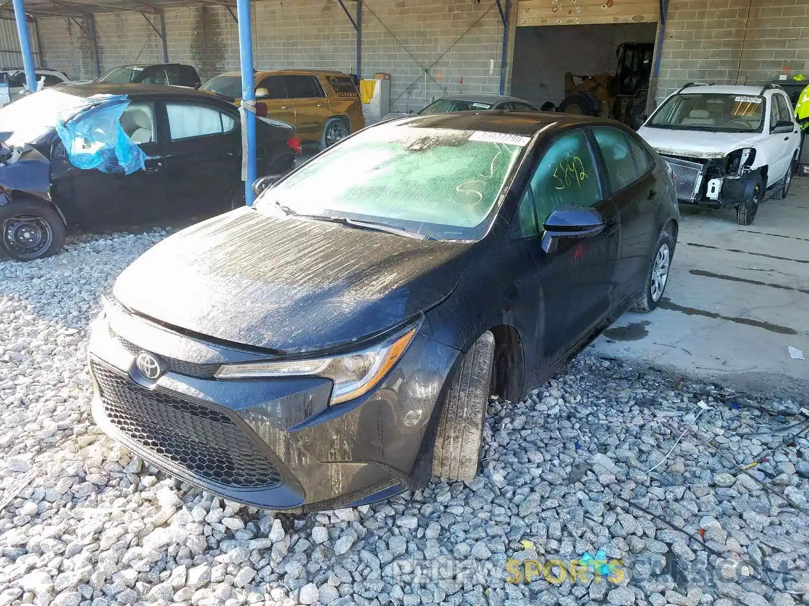 2 Photograph of a damaged car 5YFEPRAE3LP074331 TOYOTA COROLLA 2020