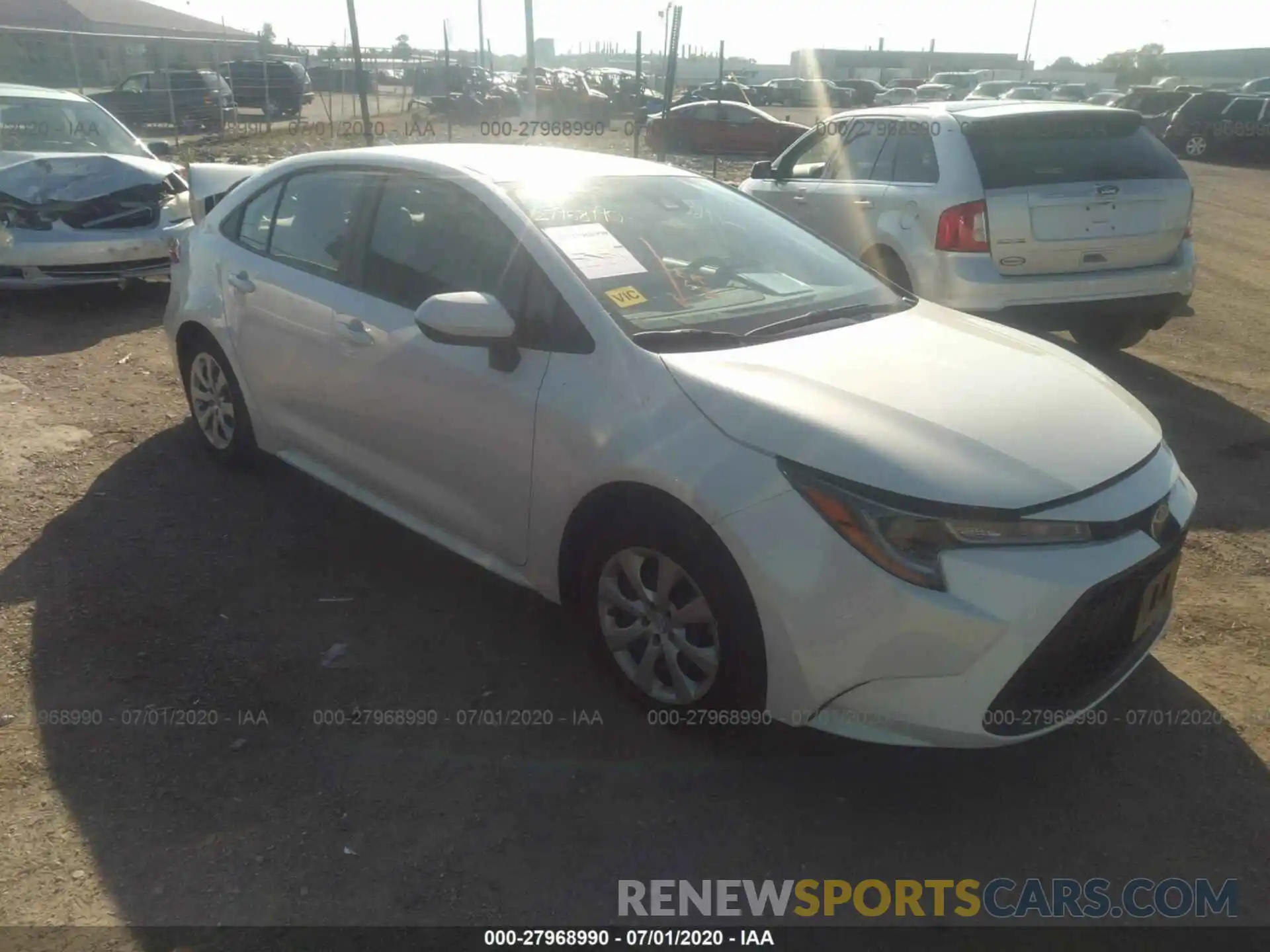 1 Photograph of a damaged car 5YFEPRAE3LP074569 TOYOTA COROLLA 2020