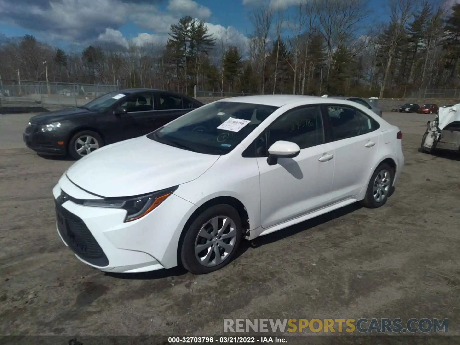 2 Photograph of a damaged car 5YFEPRAE3LP074832 TOYOTA COROLLA 2020