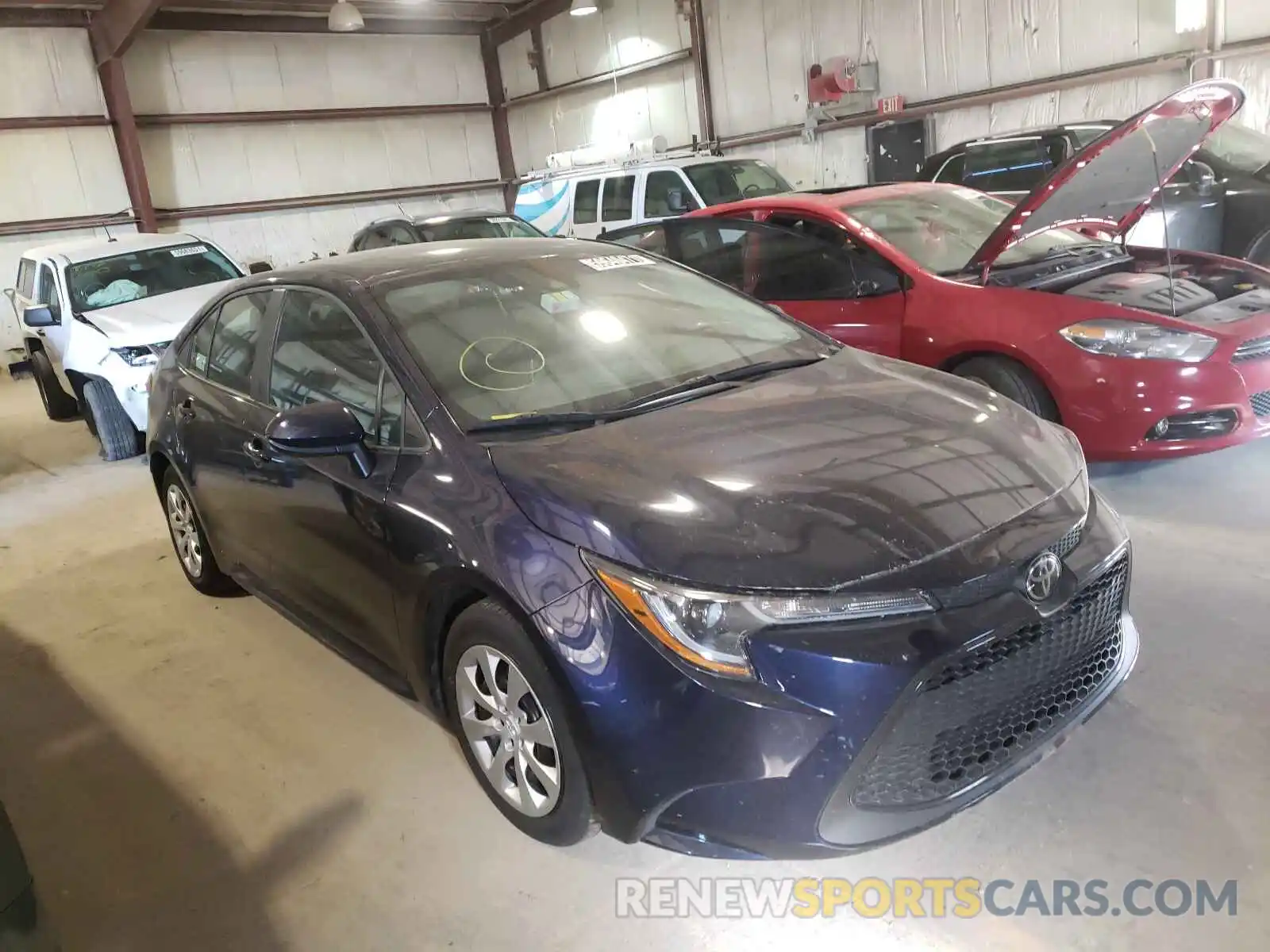 1 Photograph of a damaged car 5YFEPRAE3LP075169 TOYOTA COROLLA 2020