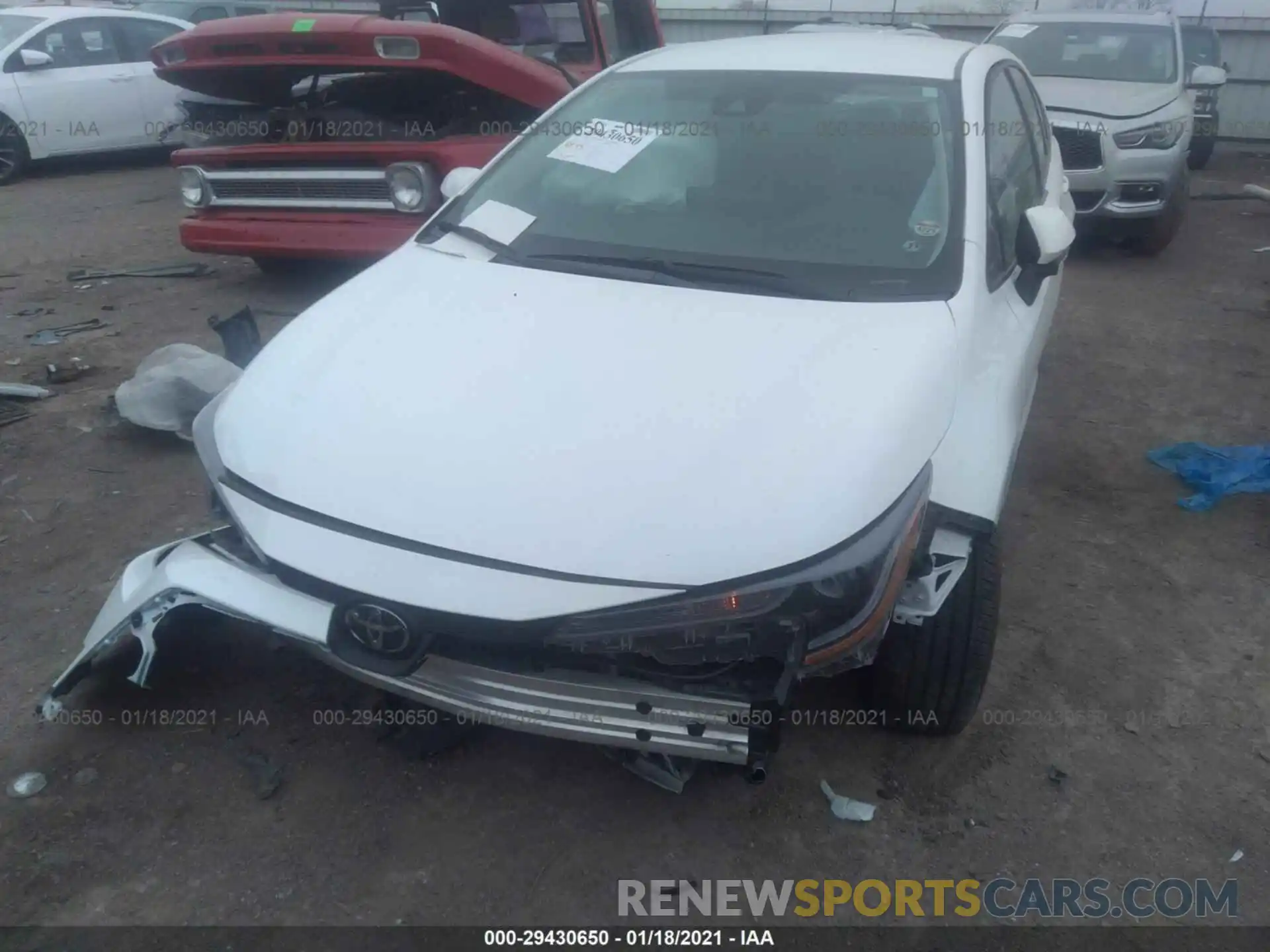 6 Photograph of a damaged car 5YFEPRAE3LP075625 TOYOTA COROLLA 2020