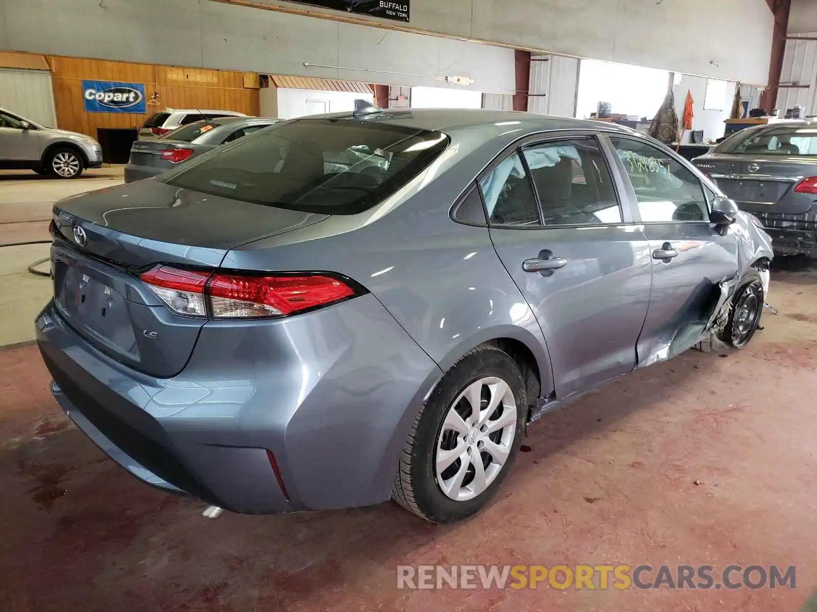 4 Photograph of a damaged car 5YFEPRAE3LP076113 TOYOTA COROLLA 2020