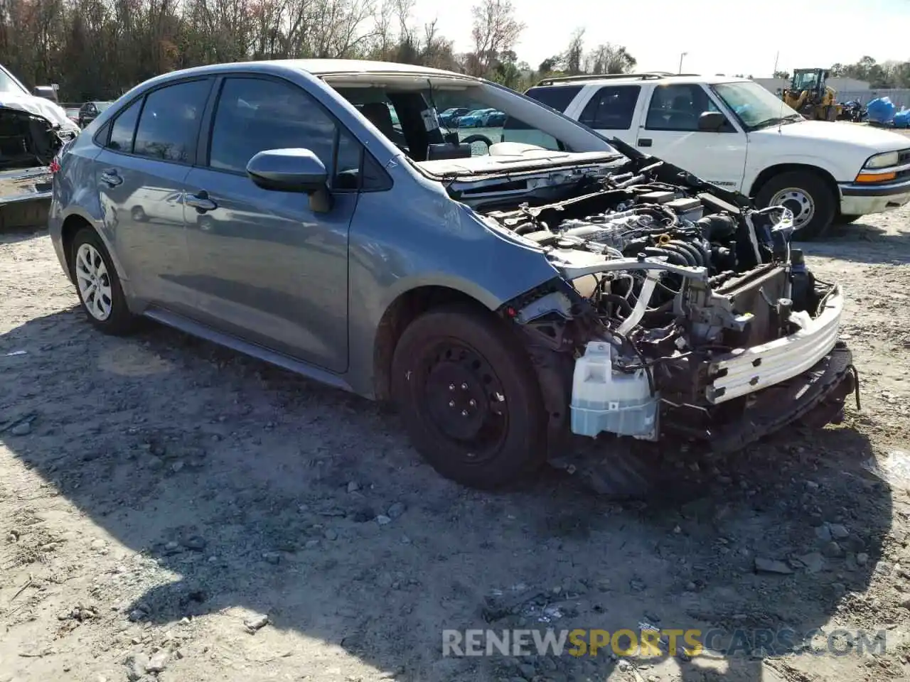 1 Photograph of a damaged car 5YFEPRAE3LP076287 TOYOTA COROLLA 2020