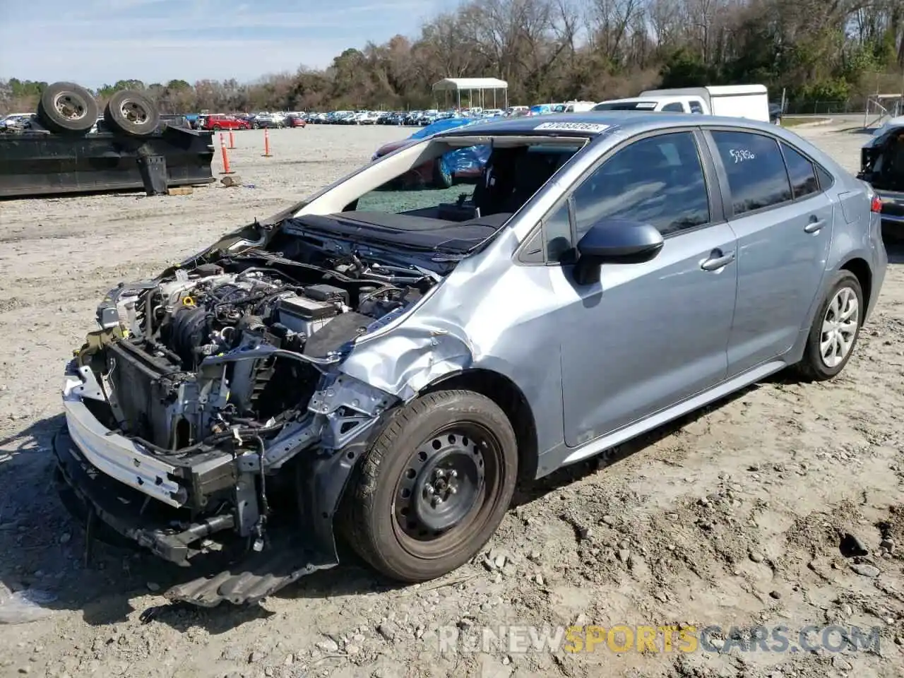 2 Photograph of a damaged car 5YFEPRAE3LP076287 TOYOTA COROLLA 2020