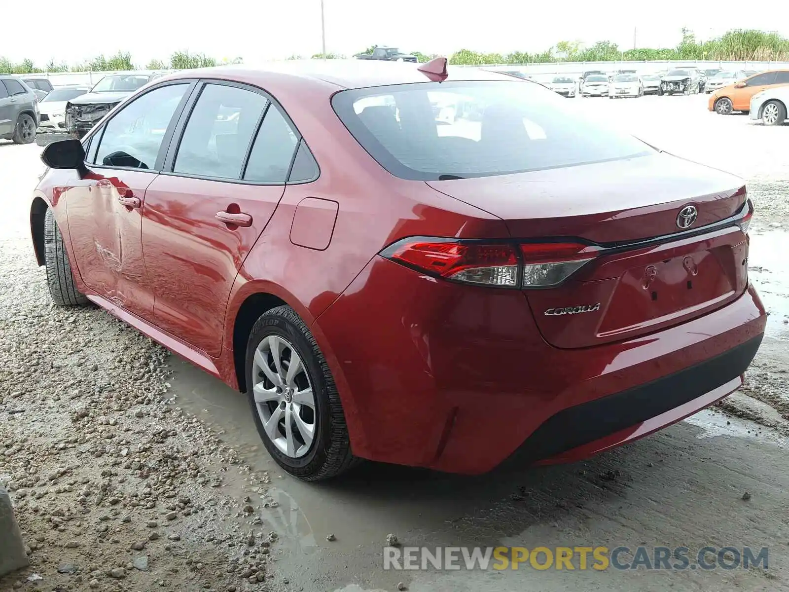 3 Photograph of a damaged car 5YFEPRAE3LP076659 TOYOTA COROLLA 2020