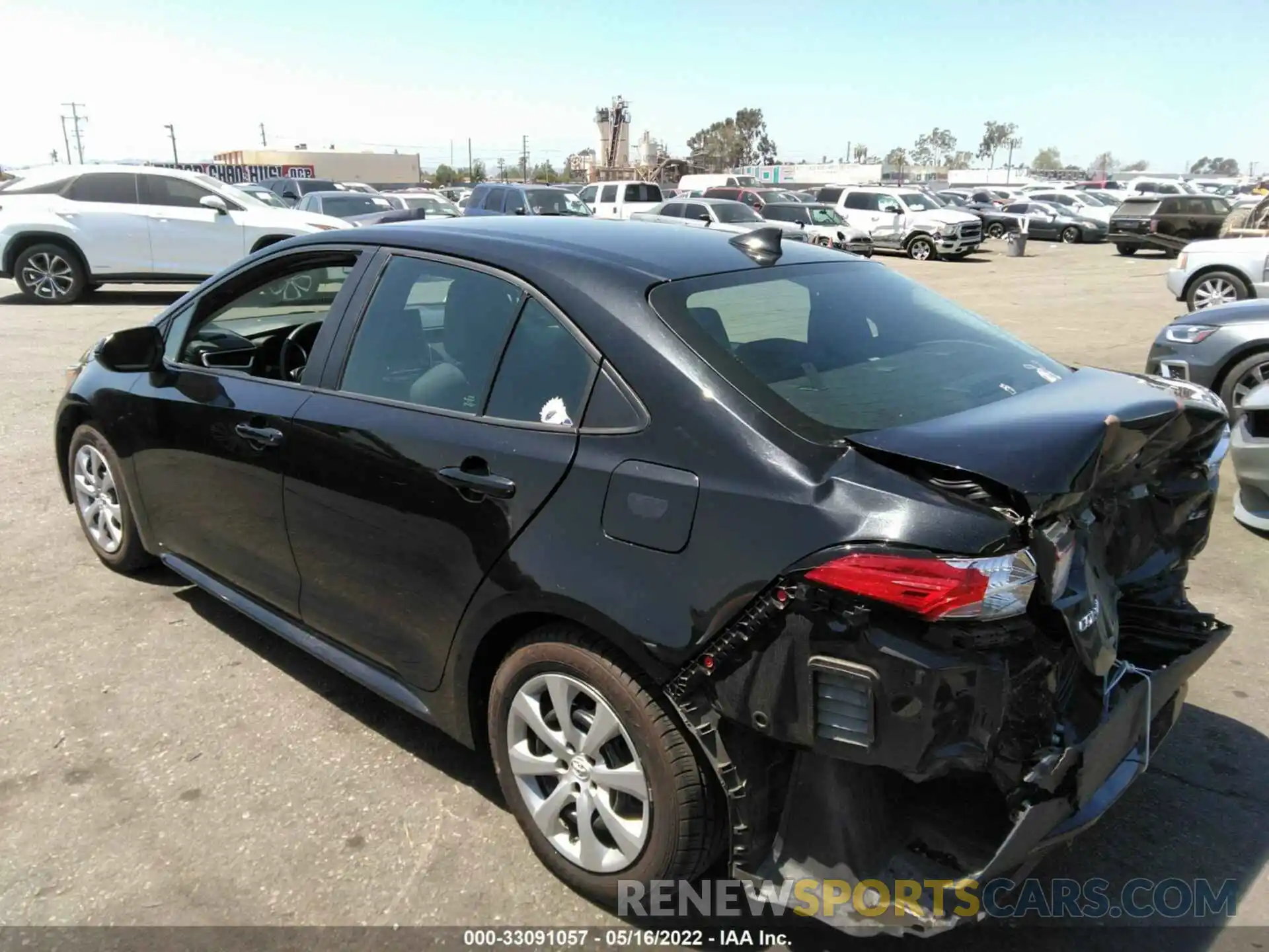 3 Photograph of a damaged car 5YFEPRAE3LP076726 TOYOTA COROLLA 2020