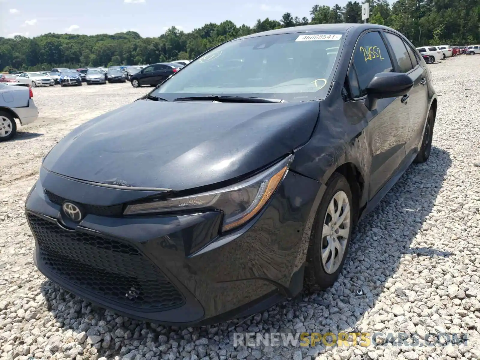 2 Photograph of a damaged car 5YFEPRAE3LP076922 TOYOTA COROLLA 2020