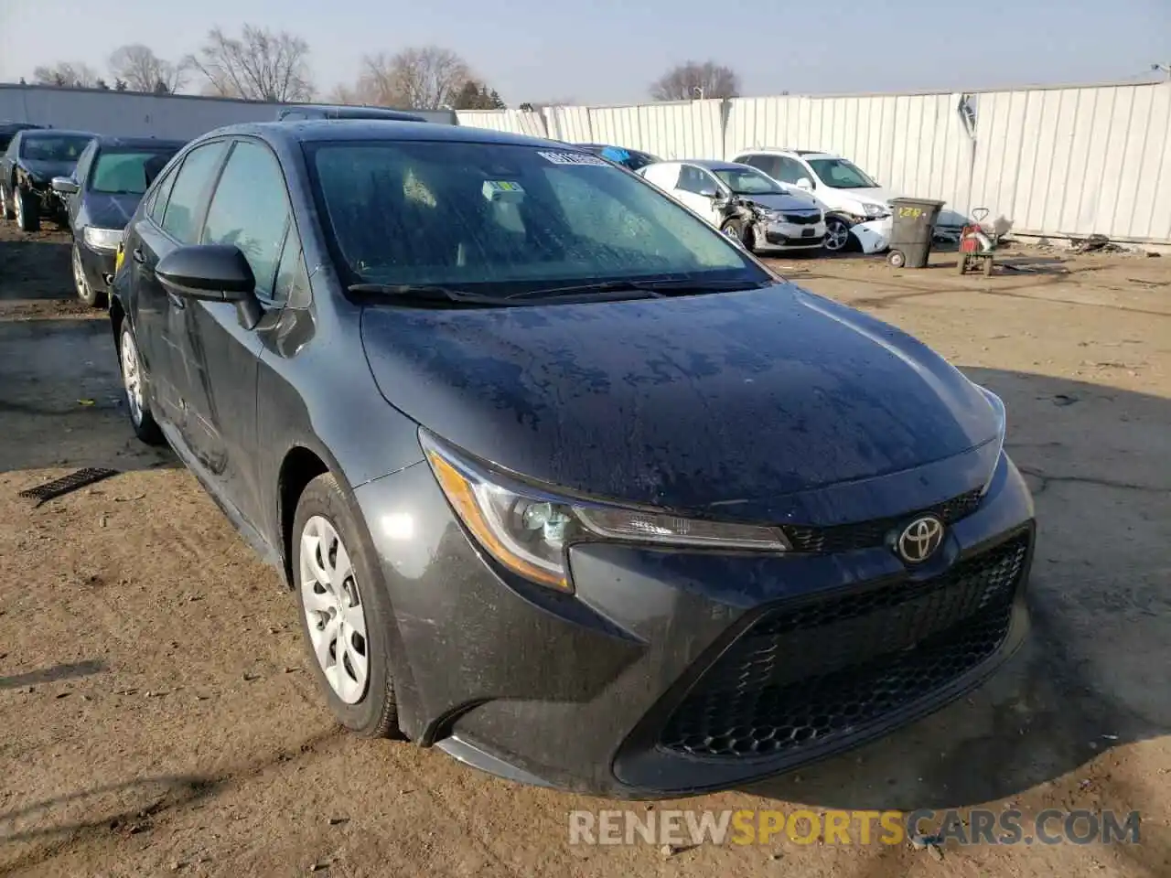 1 Photograph of a damaged car 5YFEPRAE3LP077553 TOYOTA COROLLA 2020