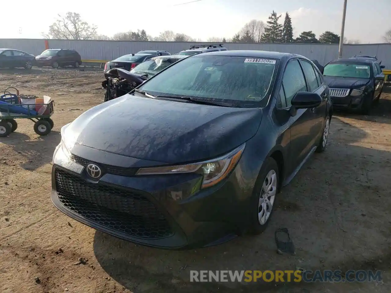 2 Photograph of a damaged car 5YFEPRAE3LP077553 TOYOTA COROLLA 2020