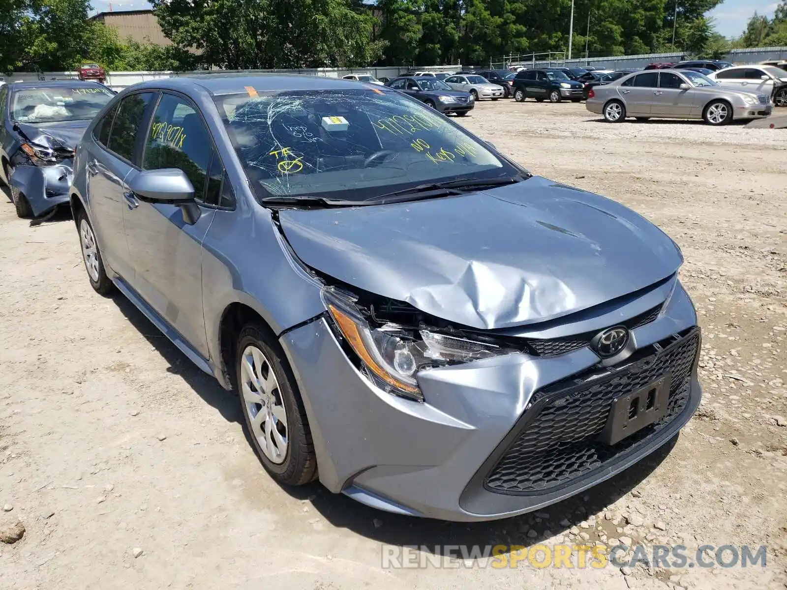 1 Photograph of a damaged car 5YFEPRAE3LP078122 TOYOTA COROLLA 2020