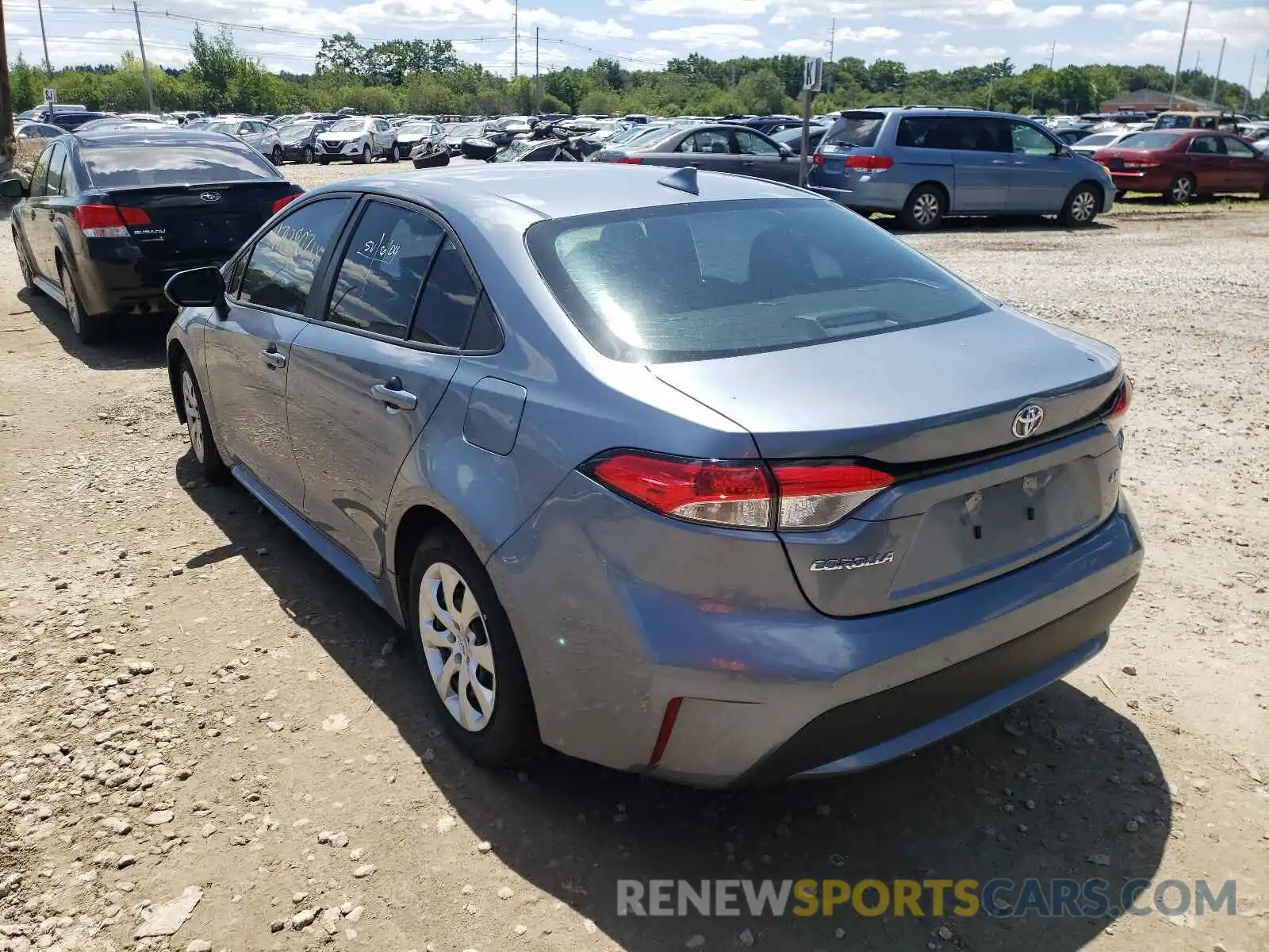 3 Photograph of a damaged car 5YFEPRAE3LP078122 TOYOTA COROLLA 2020