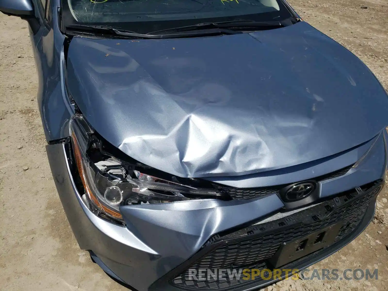 9 Photograph of a damaged car 5YFEPRAE3LP078122 TOYOTA COROLLA 2020