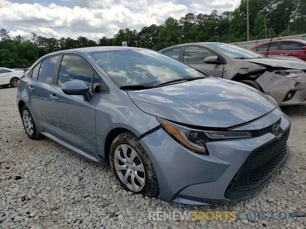 1 Photograph of a damaged car 5YFEPRAE3LP078394 TOYOTA COROLLA 2020