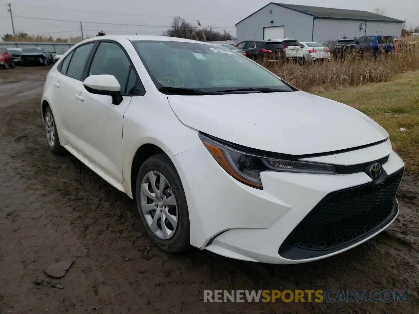 1 Photograph of a damaged car 5YFEPRAE3LP078797 TOYOTA COROLLA 2020