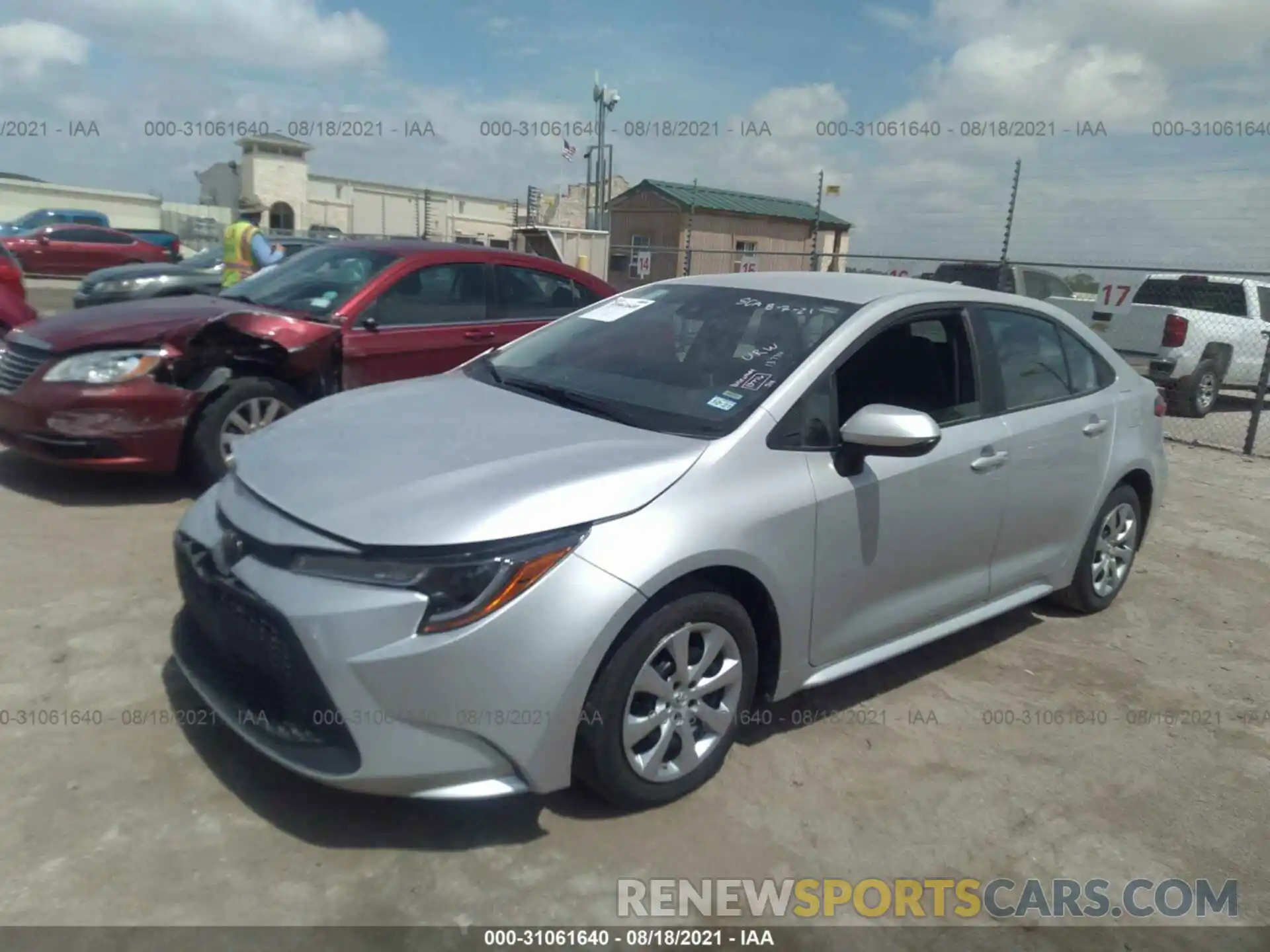 2 Photograph of a damaged car 5YFEPRAE3LP079206 TOYOTA COROLLA 2020