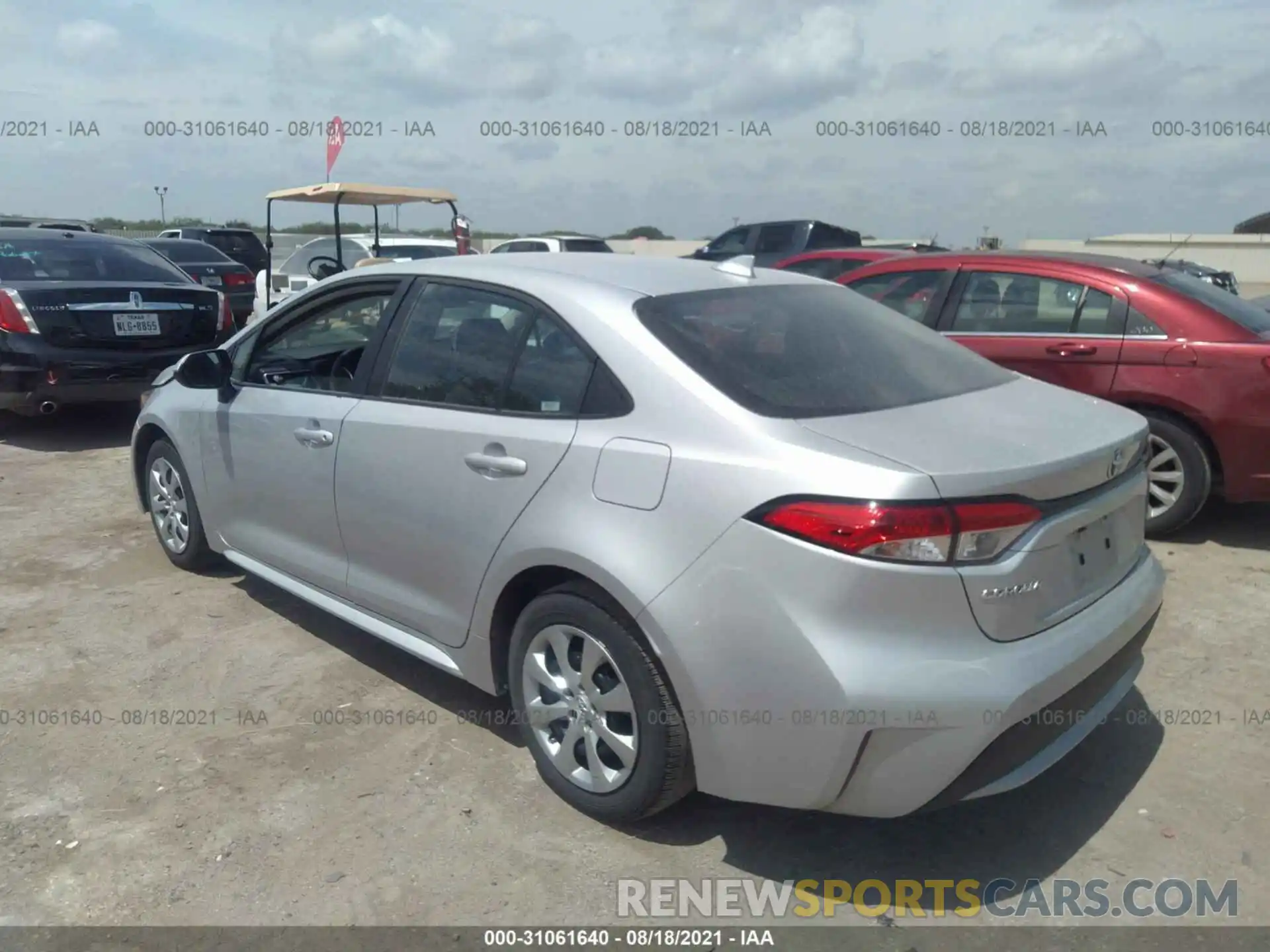 3 Photograph of a damaged car 5YFEPRAE3LP079206 TOYOTA COROLLA 2020