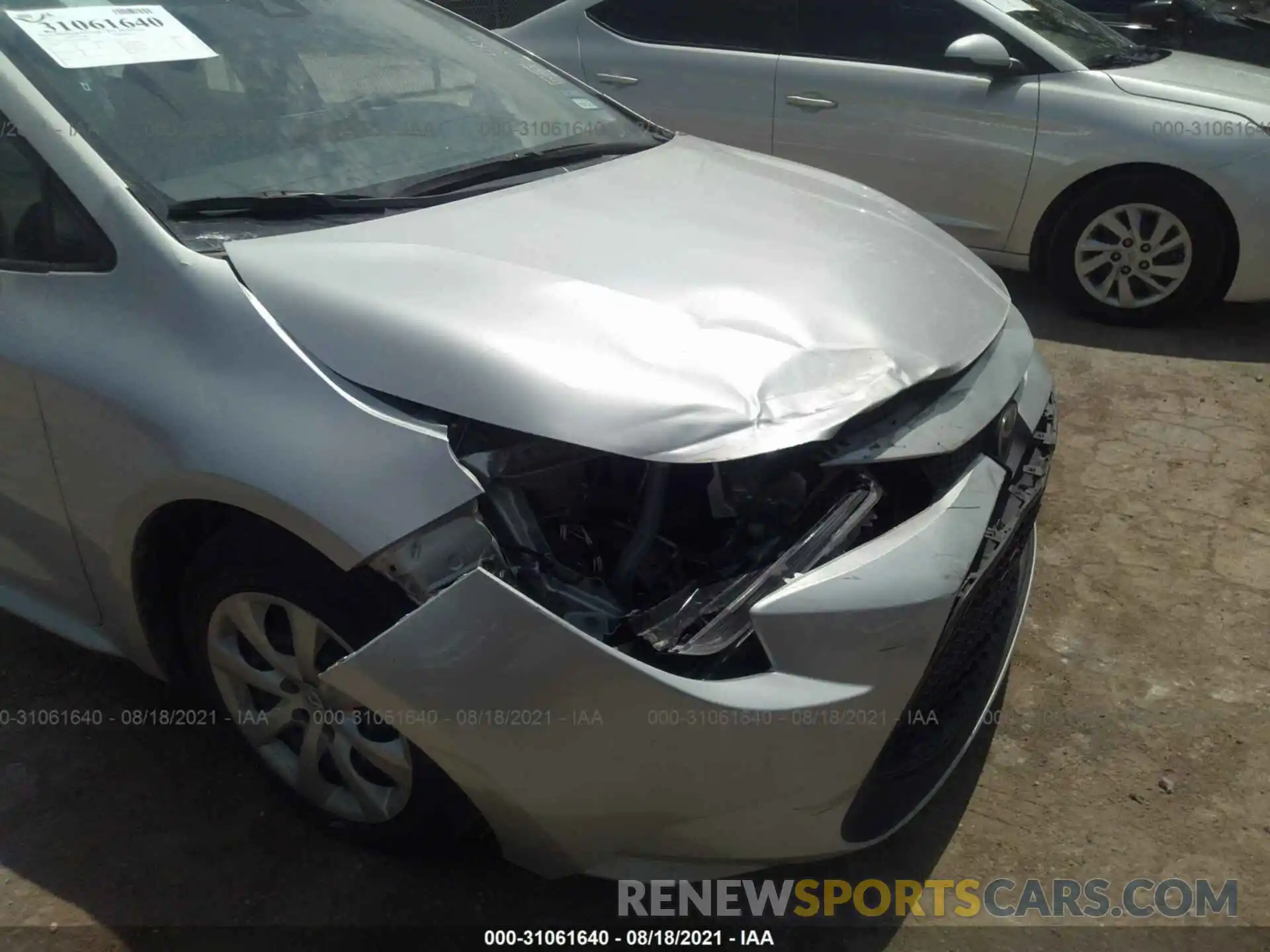 6 Photograph of a damaged car 5YFEPRAE3LP079206 TOYOTA COROLLA 2020