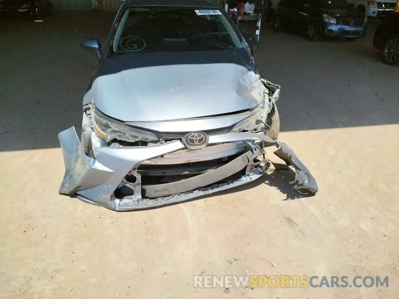 9 Photograph of a damaged car 5YFEPRAE3LP079318 TOYOTA COROLLA 2020