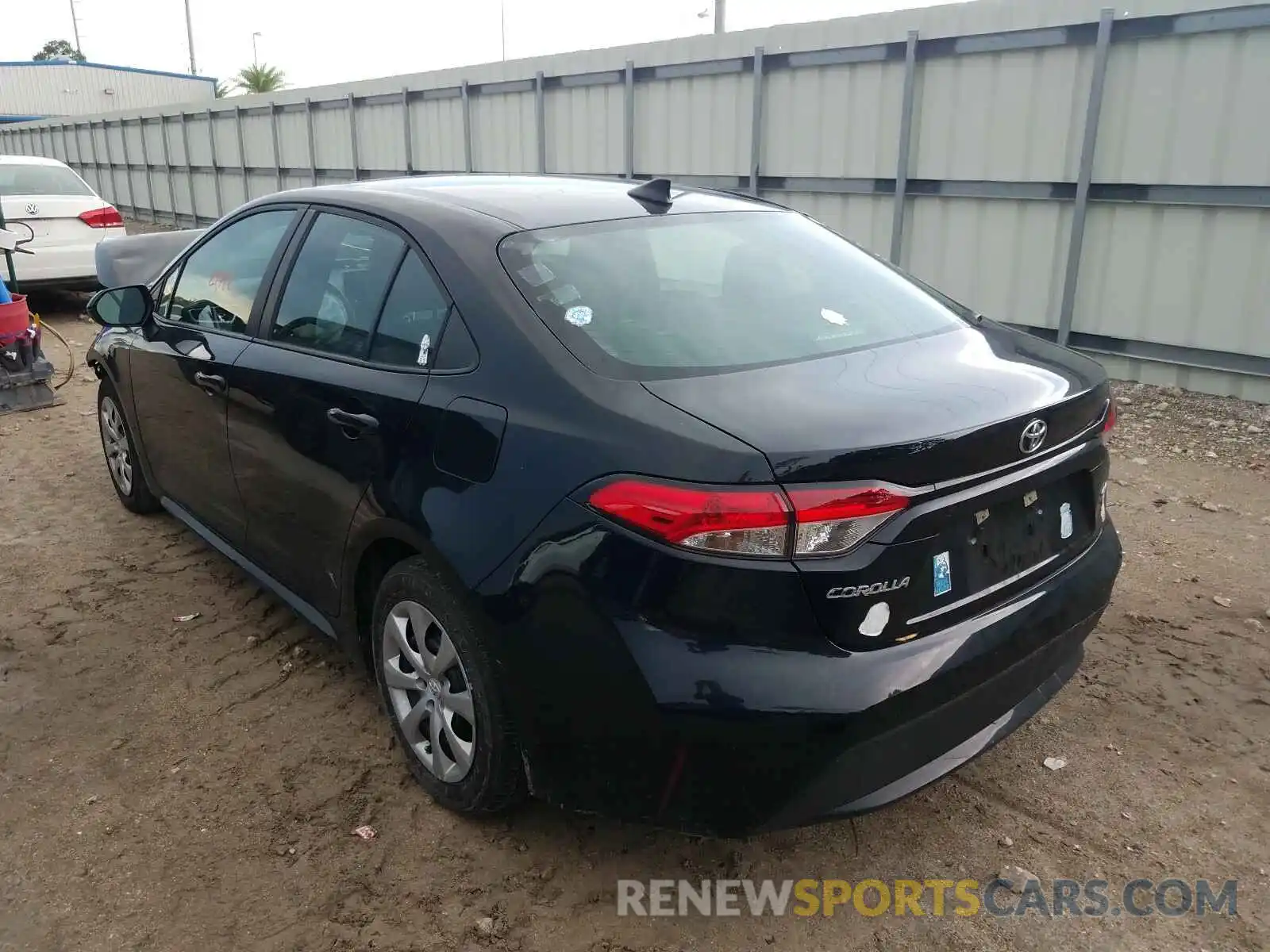 3 Photograph of a damaged car 5YFEPRAE3LP079450 TOYOTA COROLLA 2020