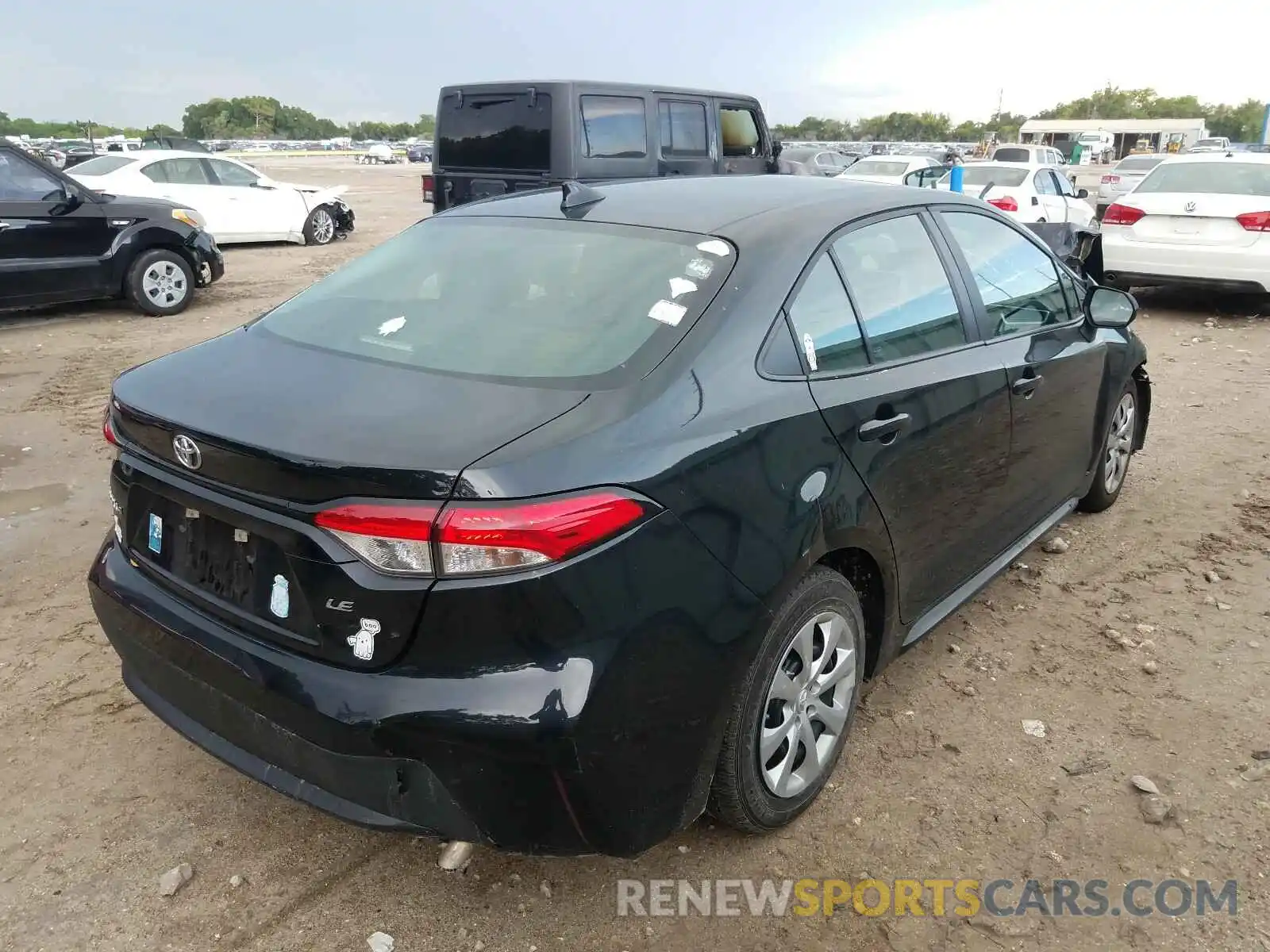 4 Photograph of a damaged car 5YFEPRAE3LP079450 TOYOTA COROLLA 2020