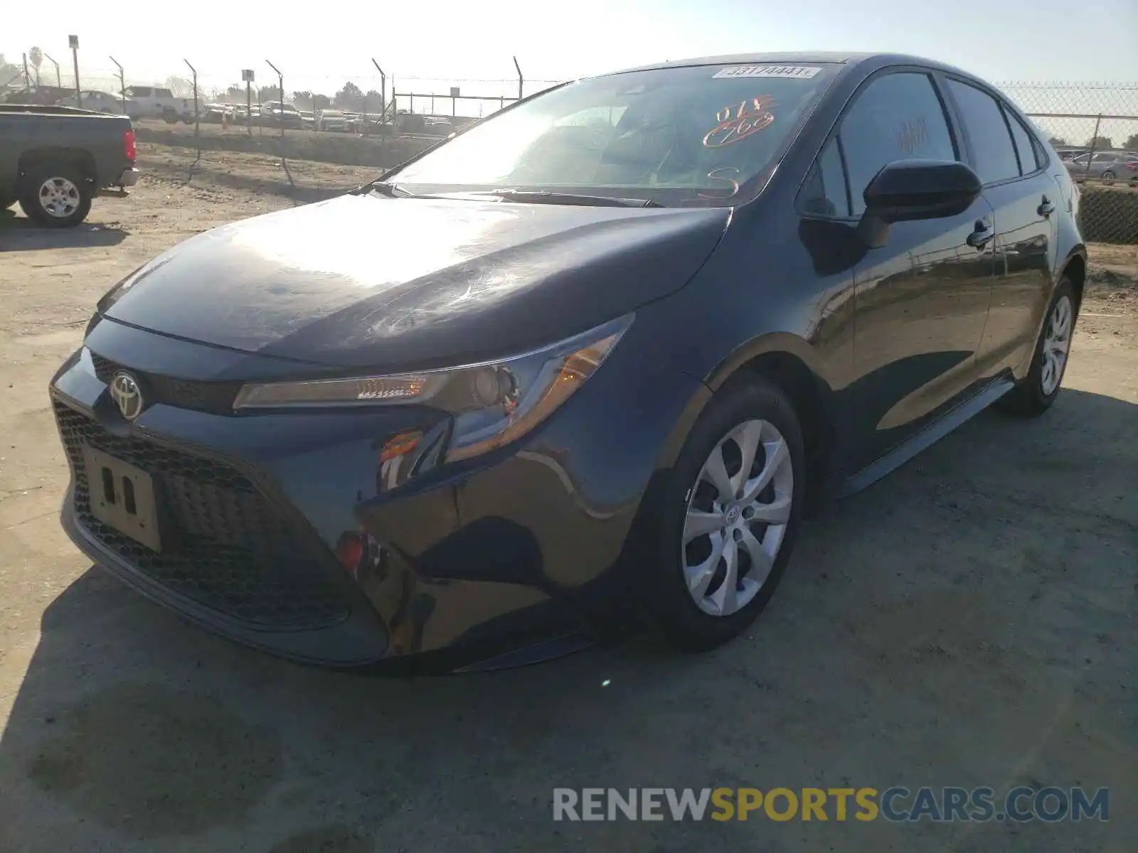 2 Photograph of a damaged car 5YFEPRAE3LP079867 TOYOTA COROLLA 2020