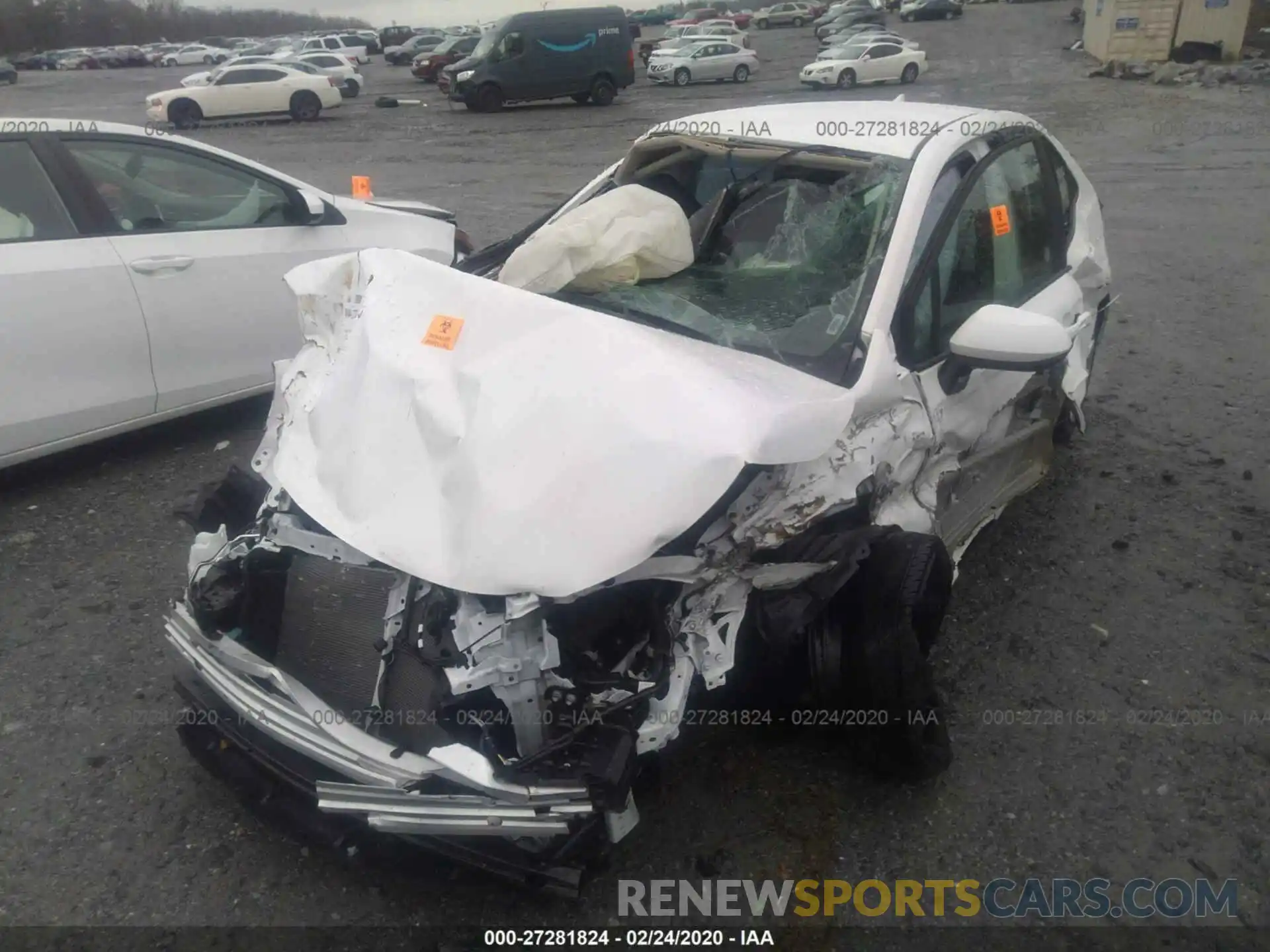 2 Photograph of a damaged car 5YFEPRAE3LP080324 TOYOTA COROLLA 2020