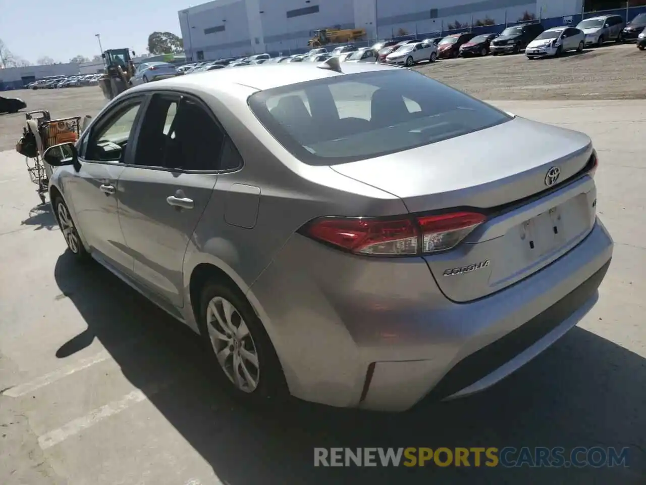 3 Photograph of a damaged car 5YFEPRAE3LP080694 TOYOTA COROLLA 2020