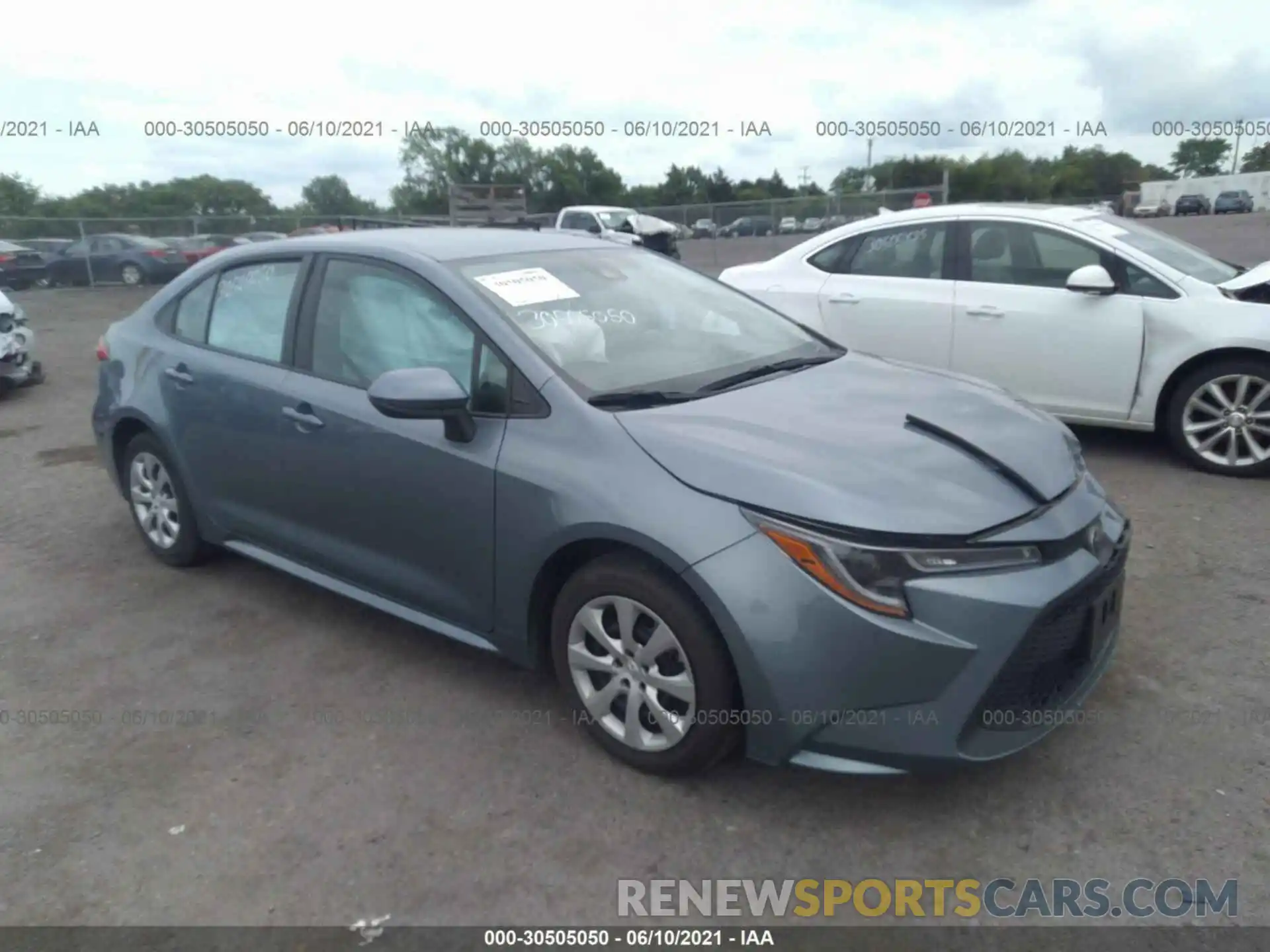 1 Photograph of a damaged car 5YFEPRAE3LP080873 TOYOTA COROLLA 2020