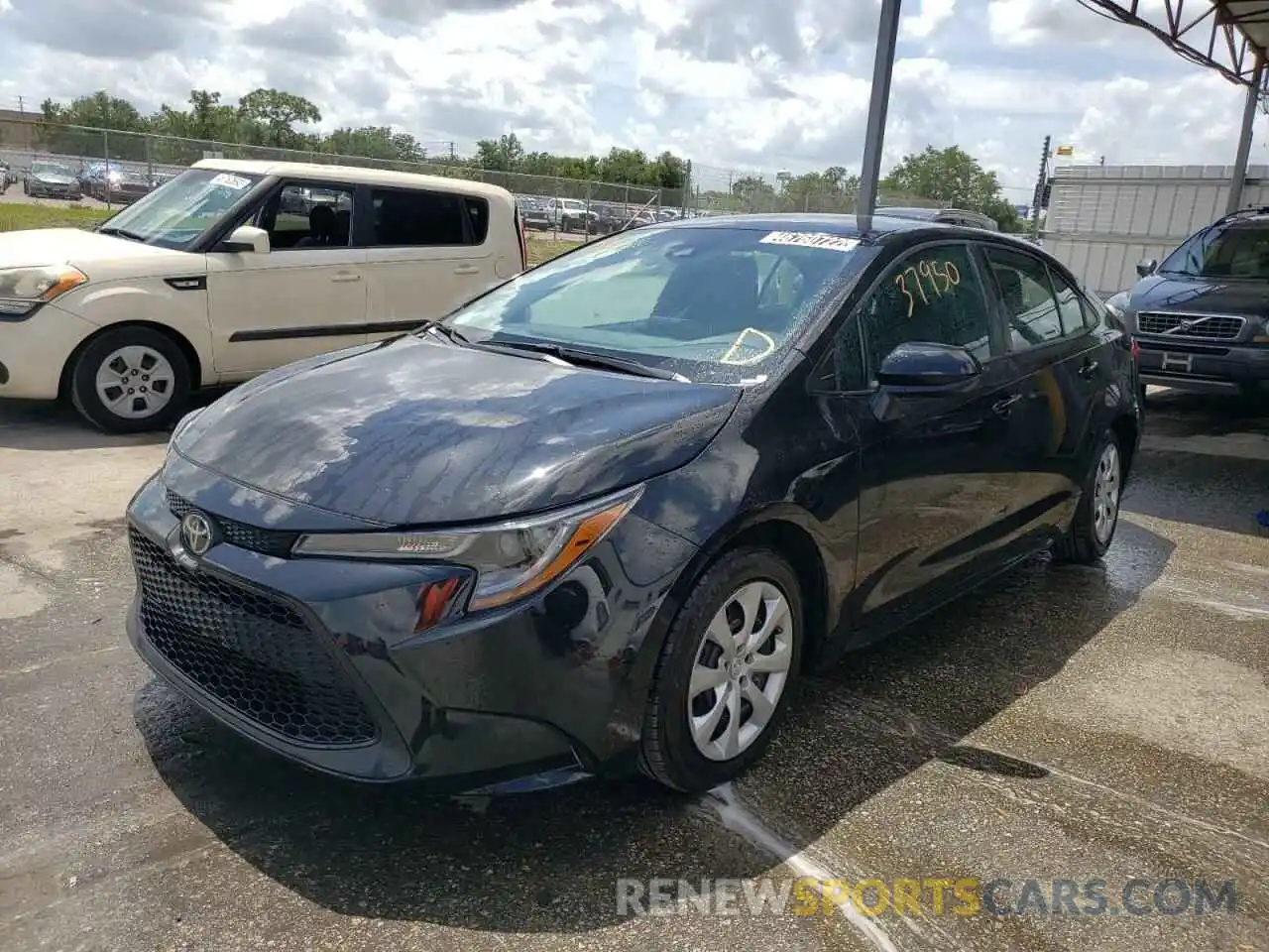 2 Photograph of a damaged car 5YFEPRAE3LP081070 TOYOTA COROLLA 2020