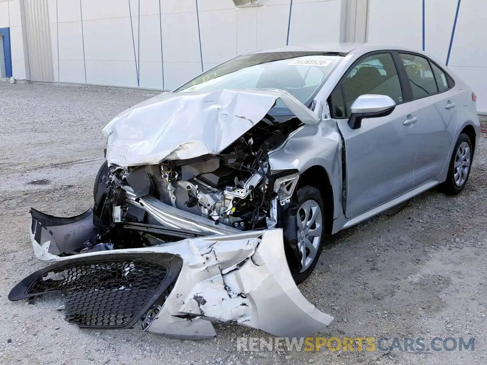 2 Photograph of a damaged car 5YFEPRAE3LP083451 TOYOTA COROLLA 2020