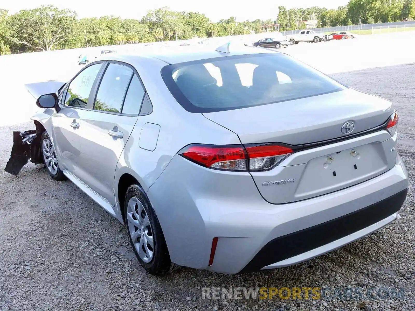 3 Photograph of a damaged car 5YFEPRAE3LP083451 TOYOTA COROLLA 2020